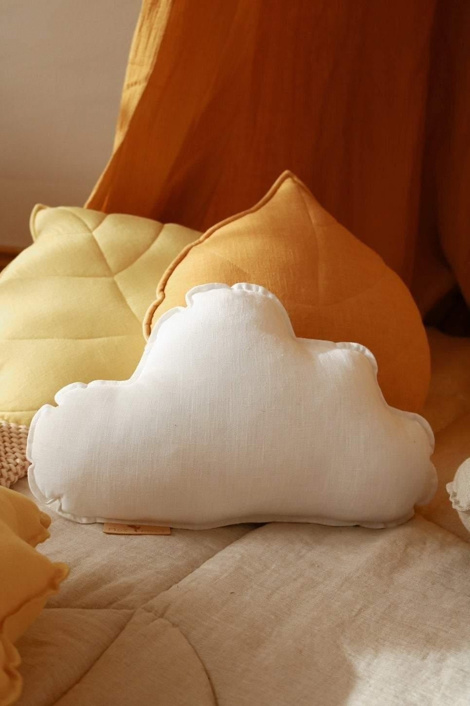 Moi Mili Linen Cloud Pillow in Sand
