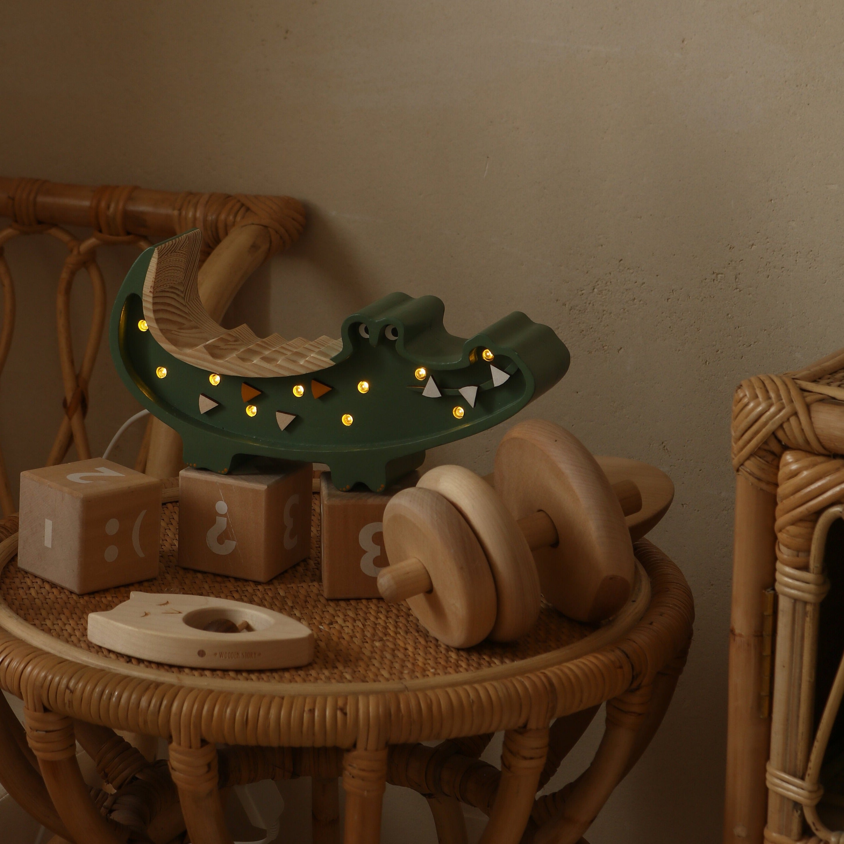 Adorable Mini Crocodile Night Light