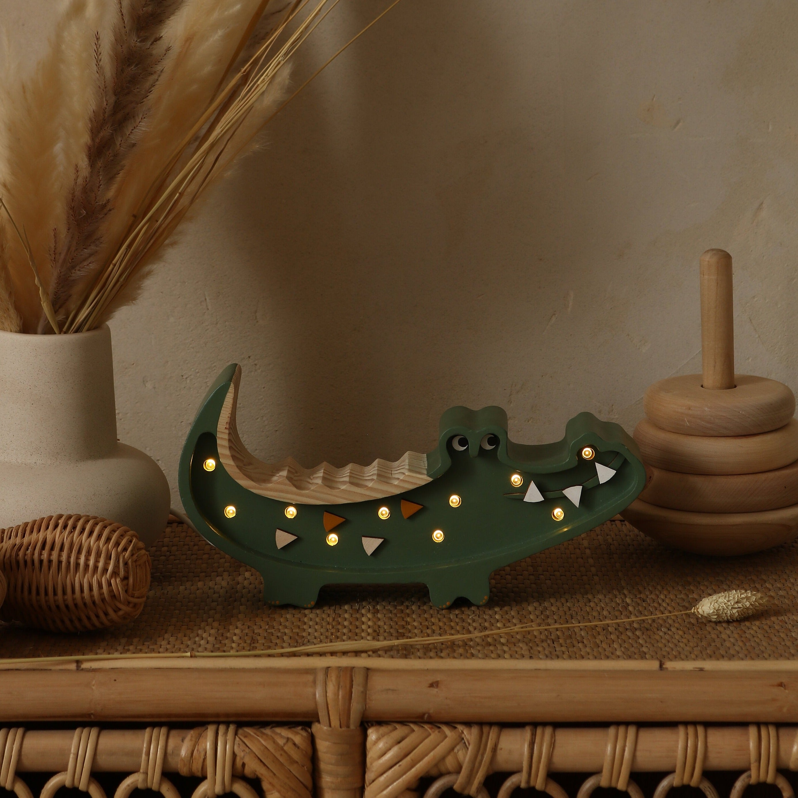 Adorable Mini Crocodile Night Light