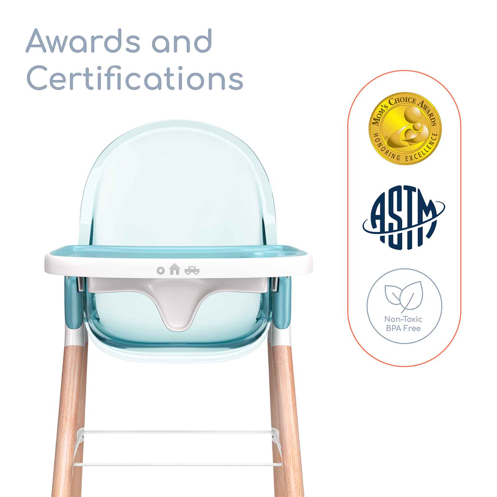 Design Pro 6-in-1 Multi-Stage High Chair for Kids