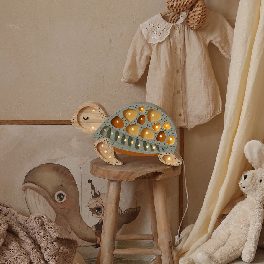 Enchanting Little Lights Turtle Lamp for Kids