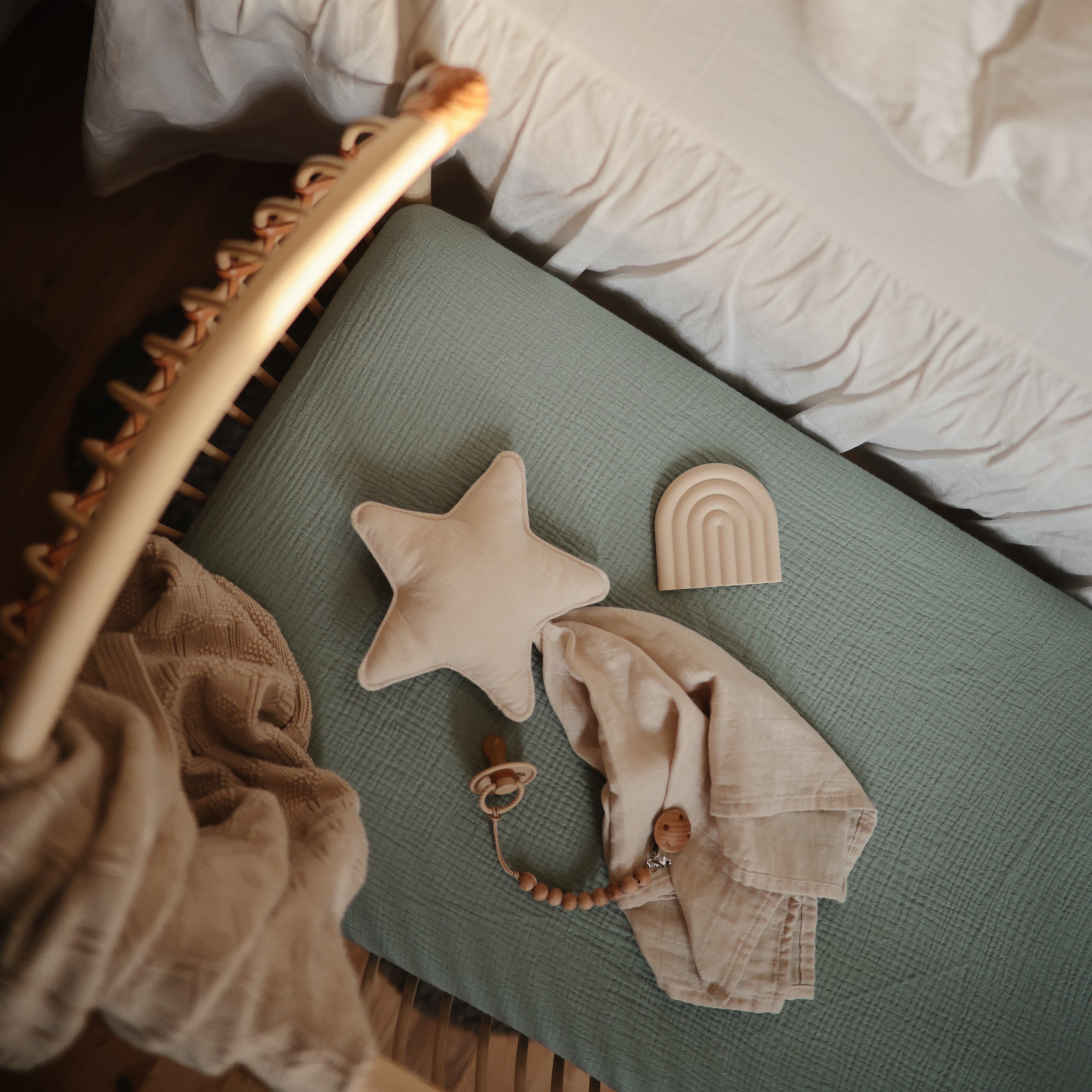 Mushie's Adorable Star - Lovey Blanket for Little Ones