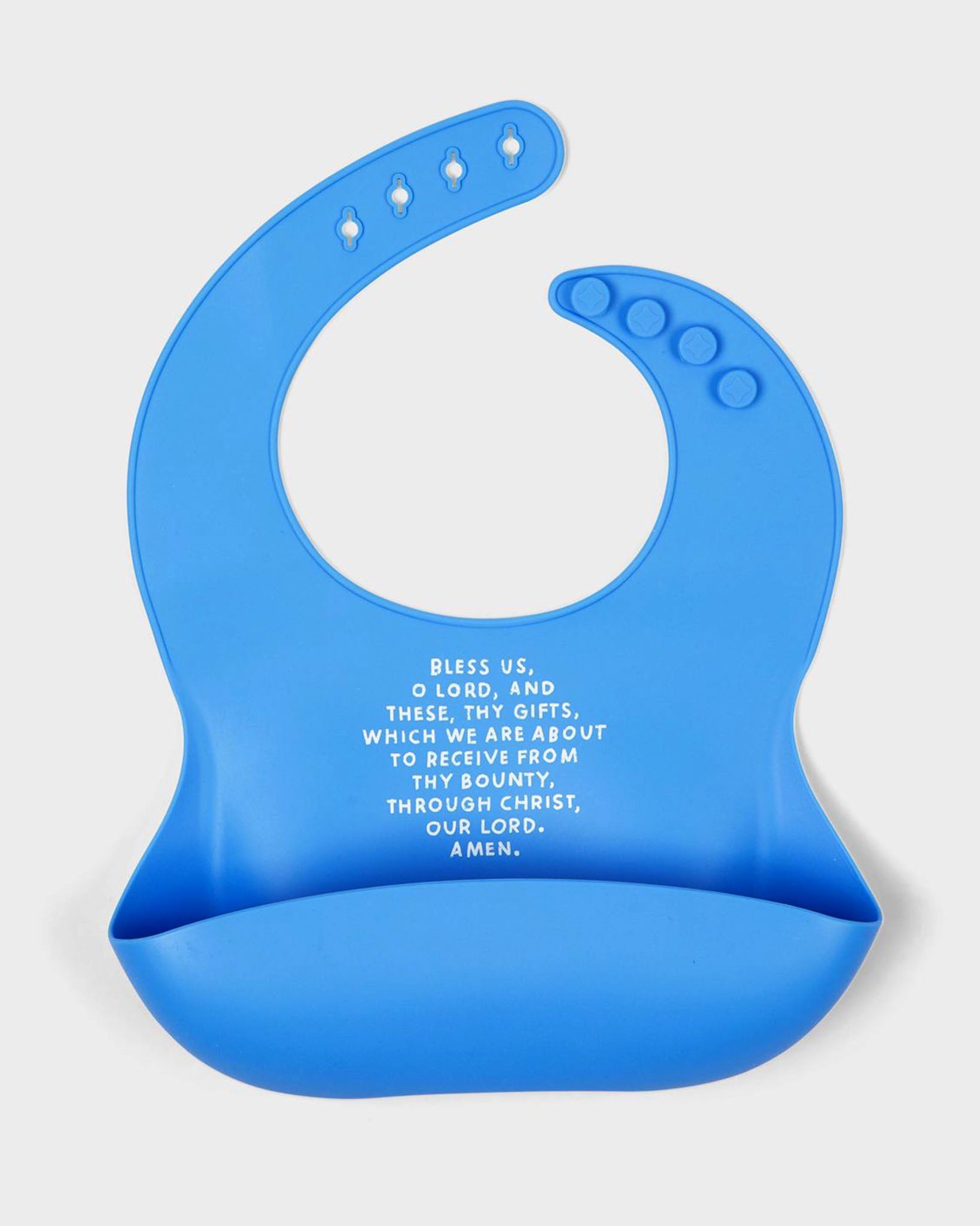 Heartwarming Meal Blessing Silicone Bib