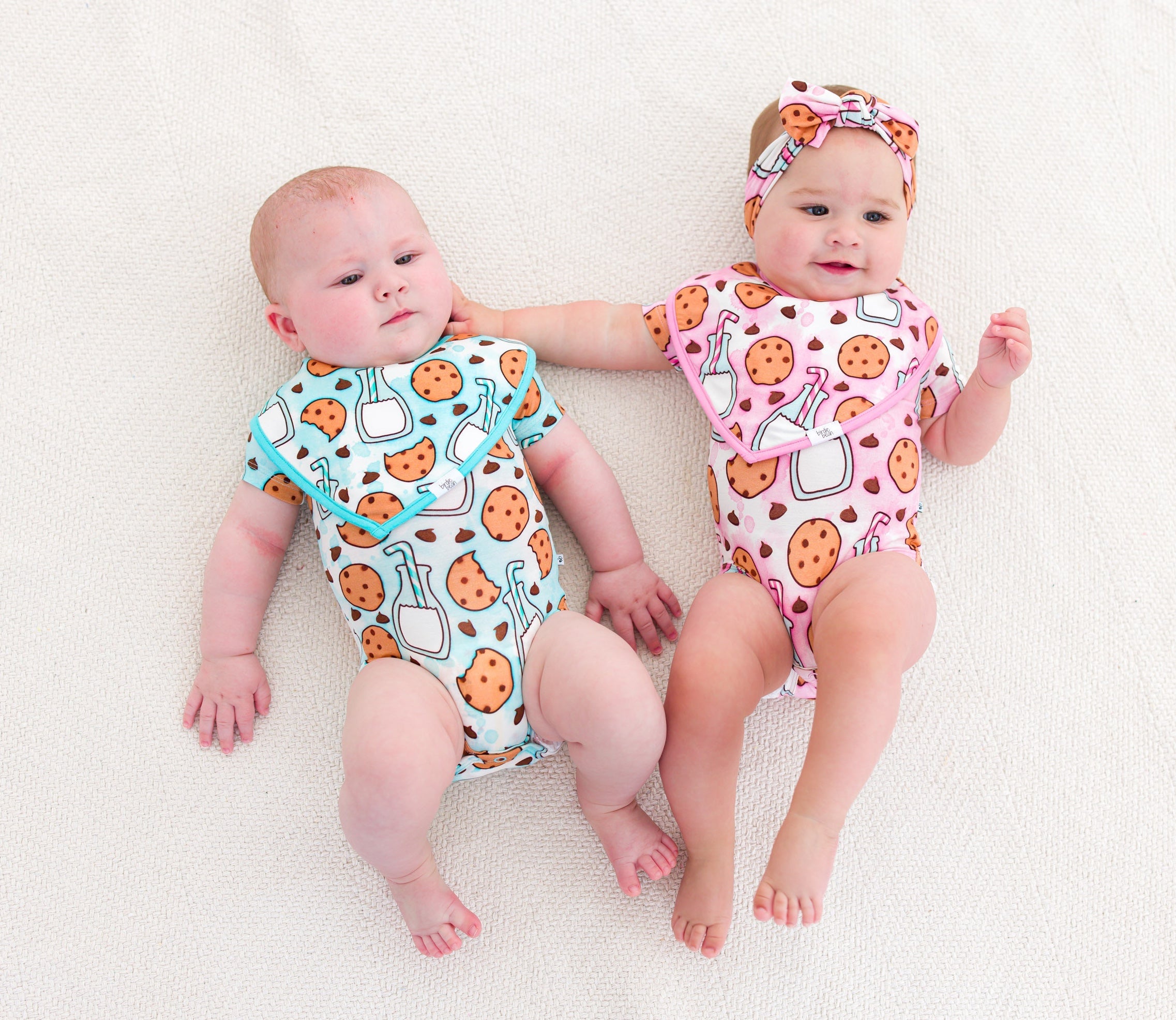 Luxurious Birdie Bean Faye Bandana Bib Set for Your Little One