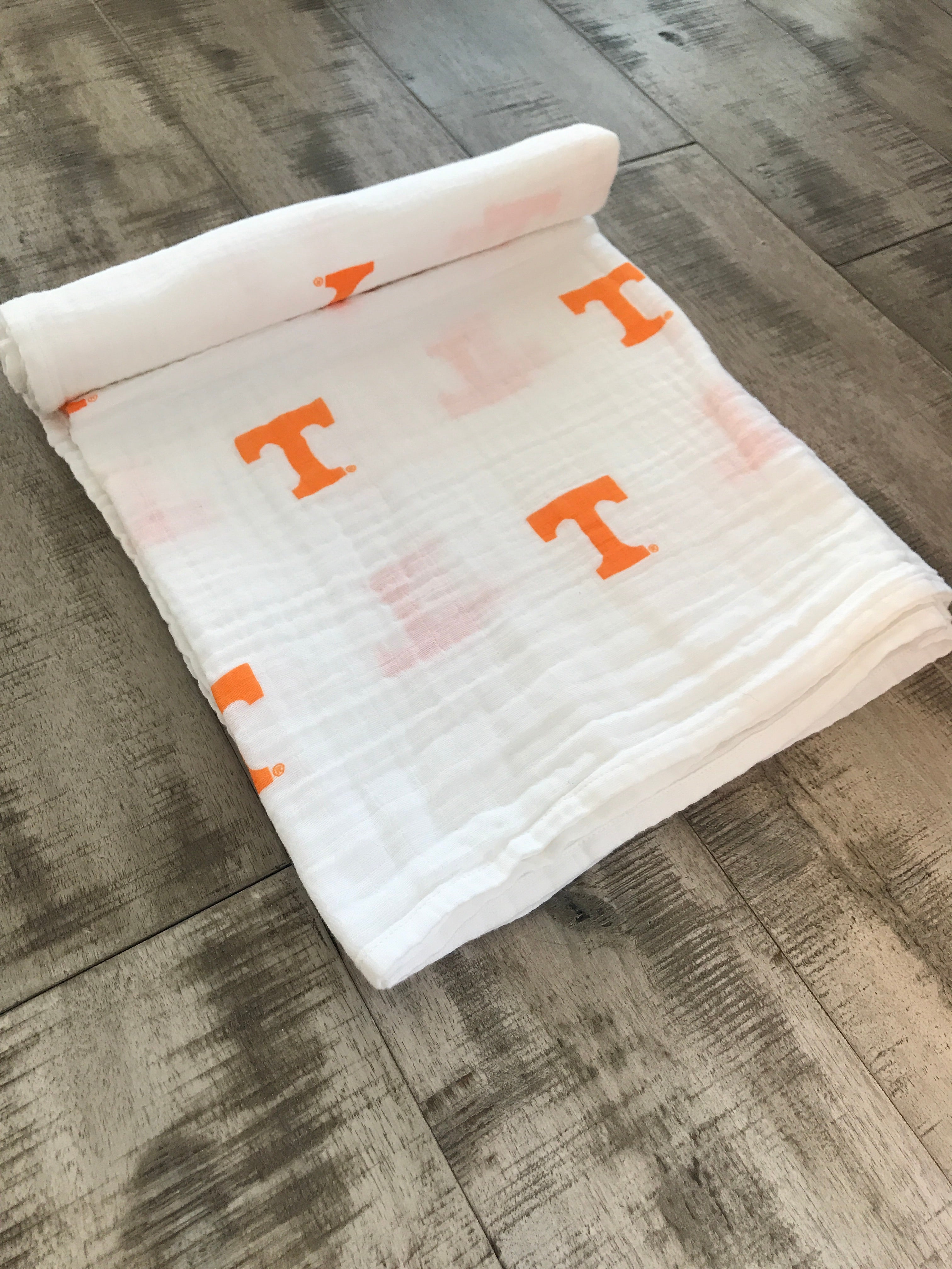 Show Your Vols Pride with the Three Little Anchors University of Tennessee Swaddle Blanket