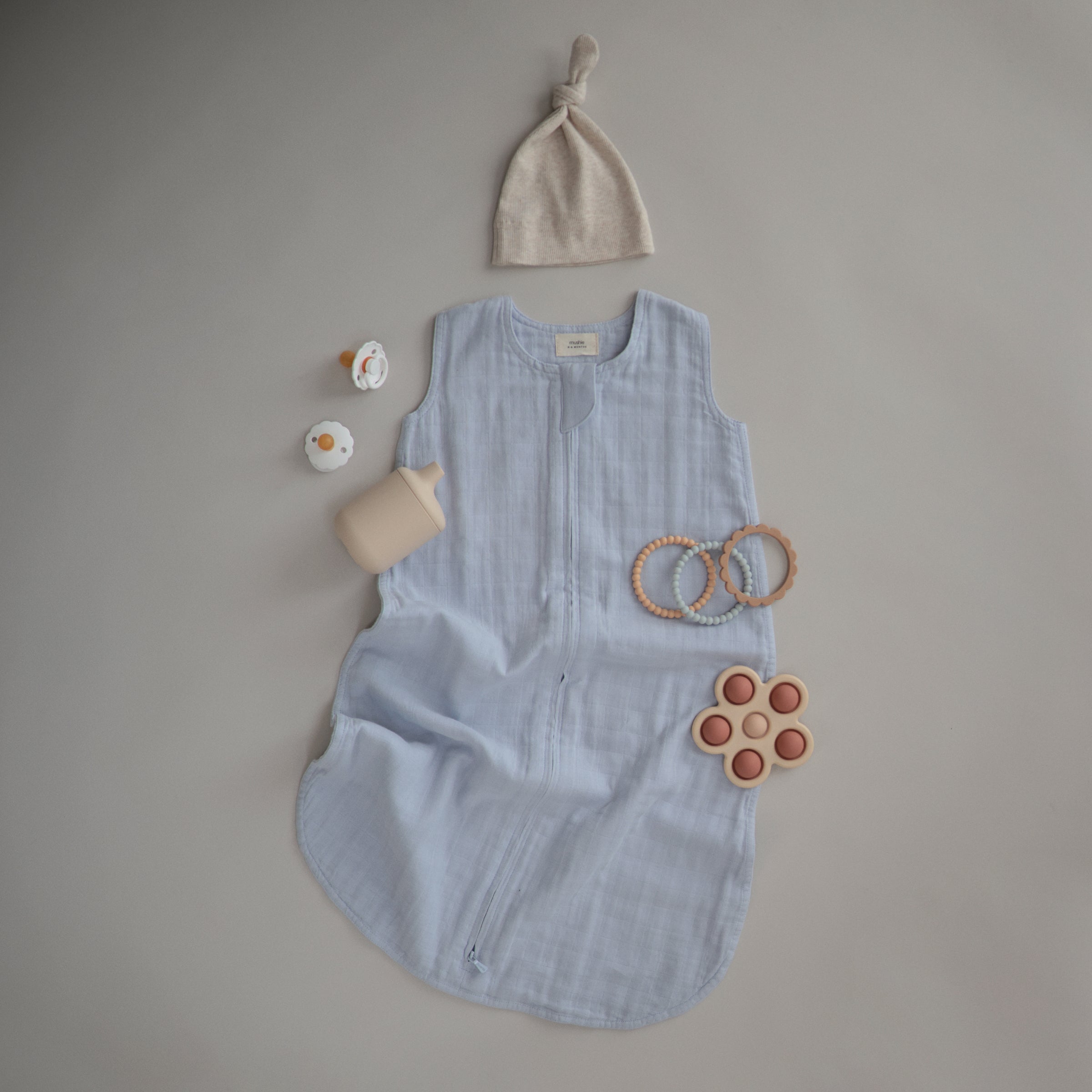 Mushie Cozy Organic Cotton Sleep Bag for Baby's Blissful Slumber
