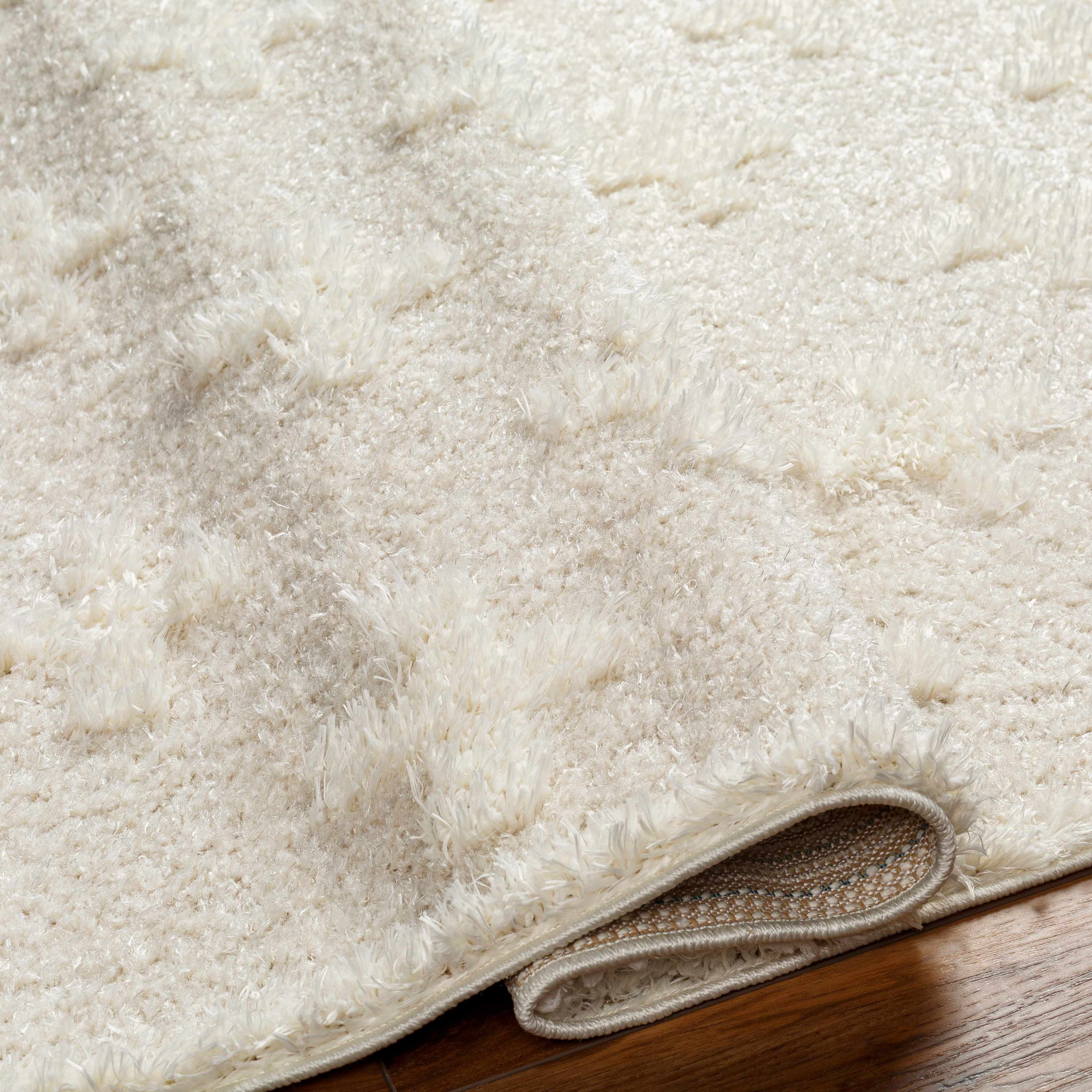 Luxurious Hauteloom Satu Cream Area Rug