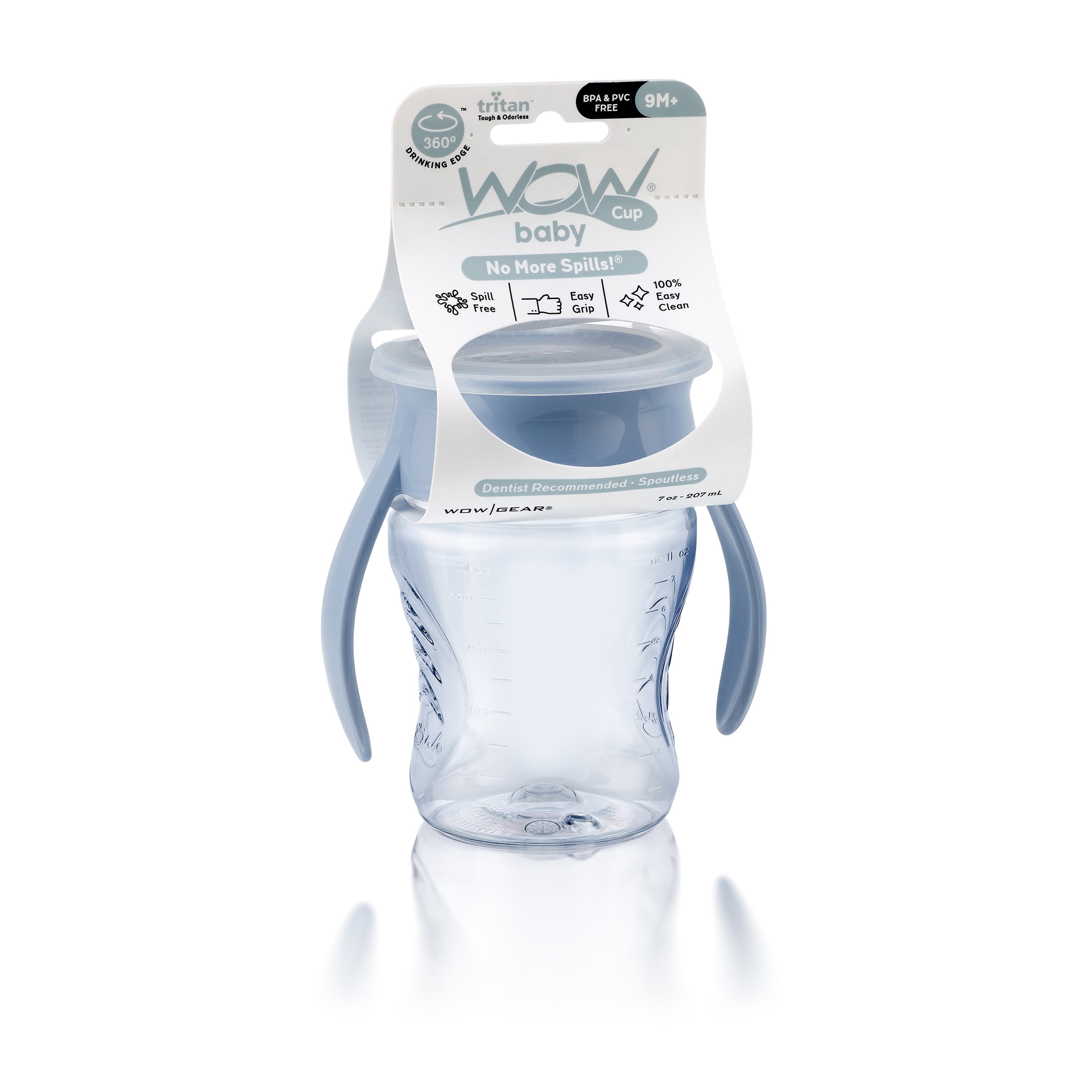 WOW Baby Cup - 360 Transition, Graceful Blue, 7 oz.