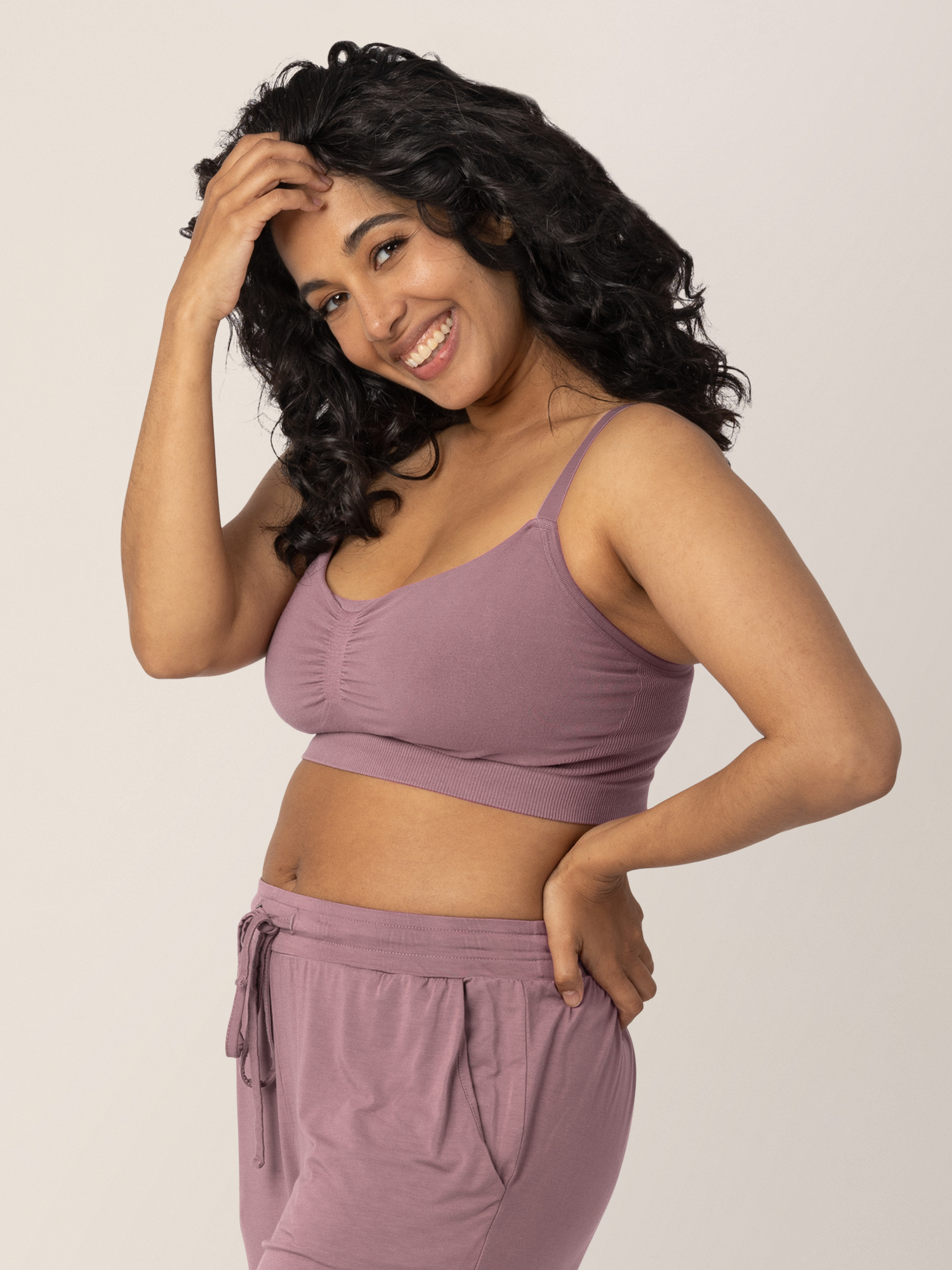 Kindred Bravely Twilight Sublime Bamboo Hands-Free Pumping & Sleep Bra - Your Dream Nighttime Pumping Solution!