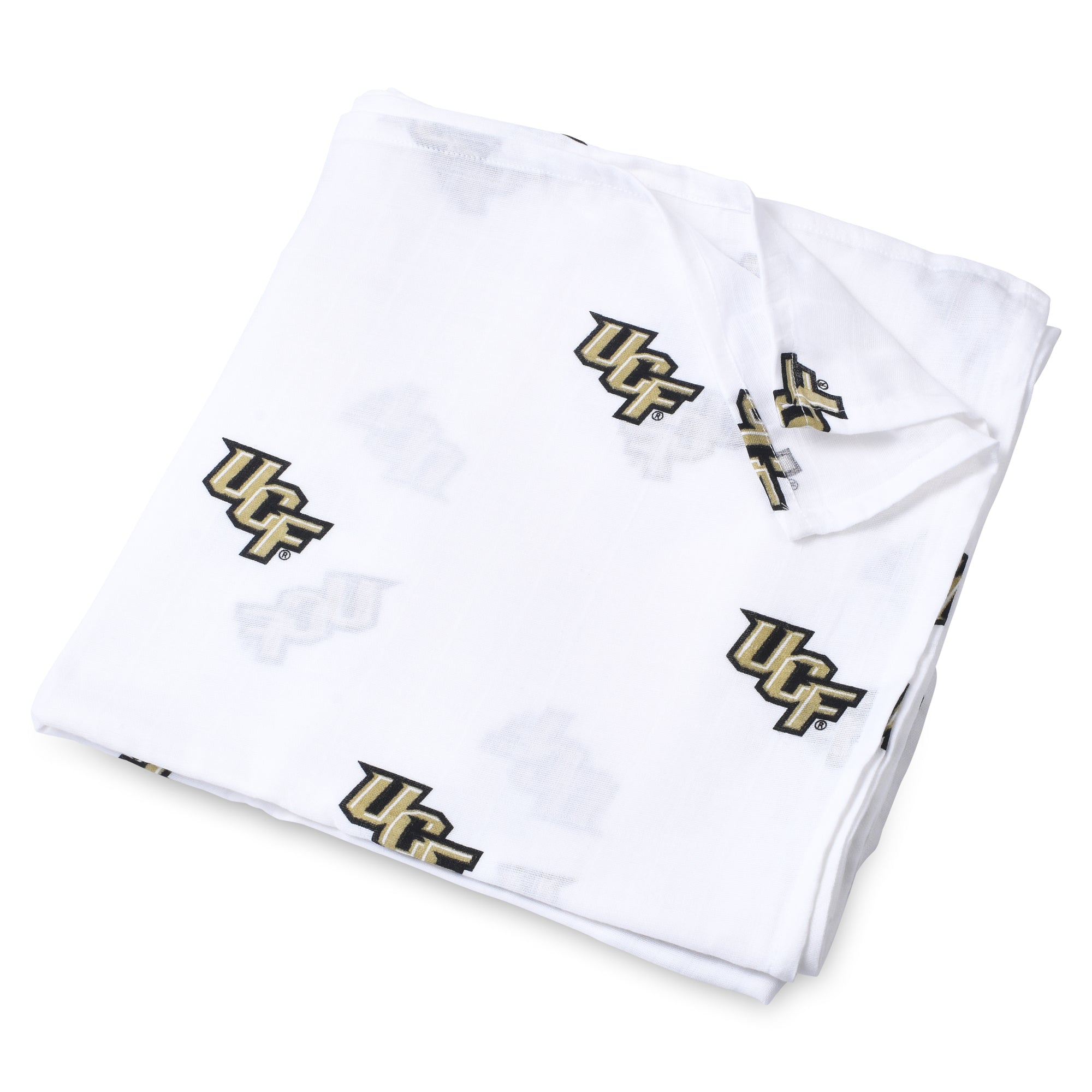 UCF Three Little Anchors Ultra-Soft Cotton Muslin Swaddle Blanket