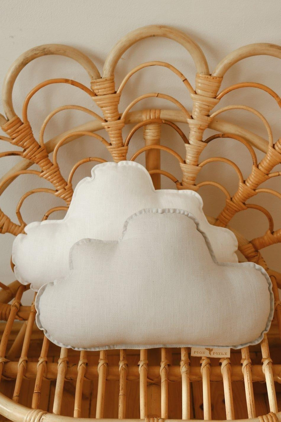 Moi Mili Linen Cloud Pillow in Sand