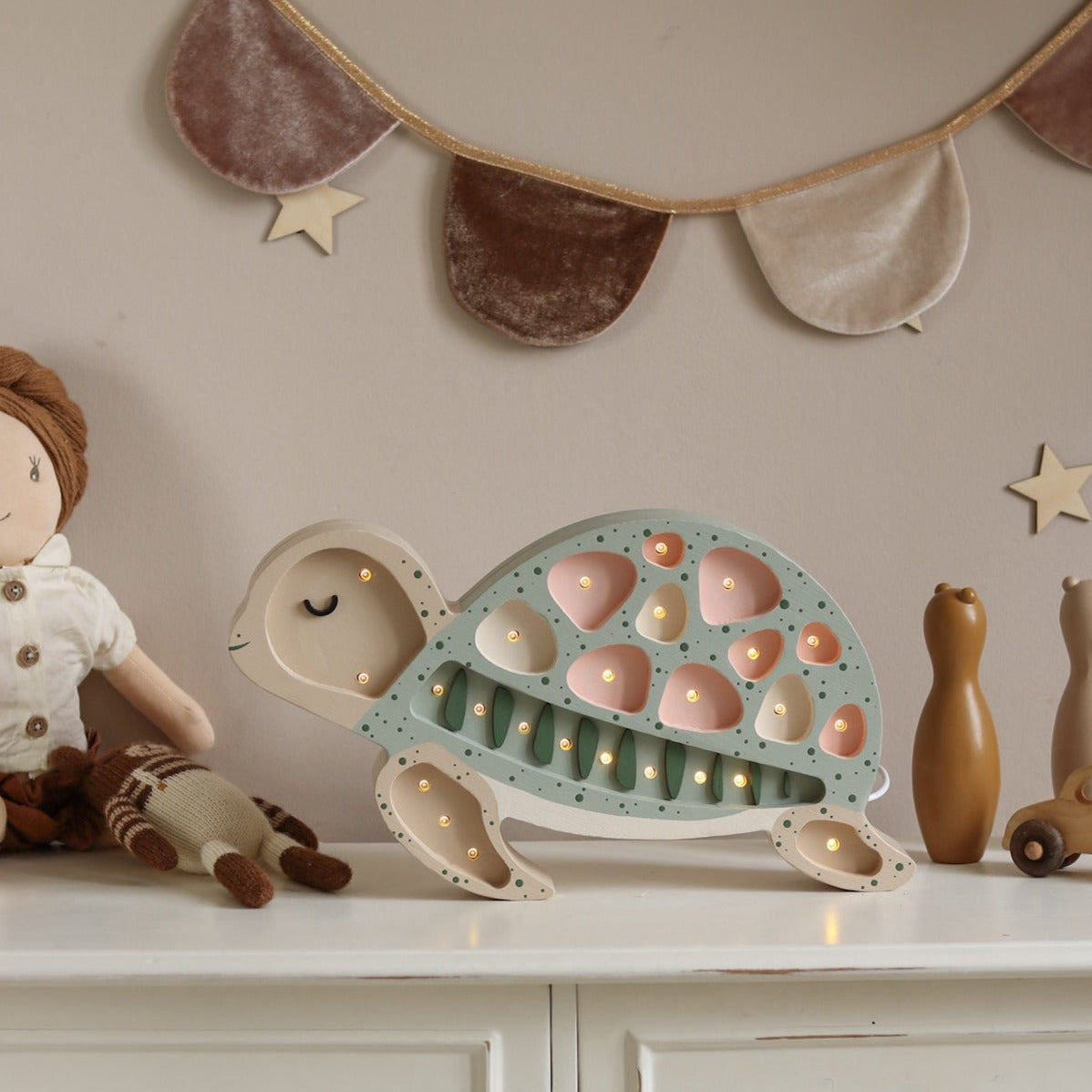 Enchanting Little Lights Turtle Lamp for Kids