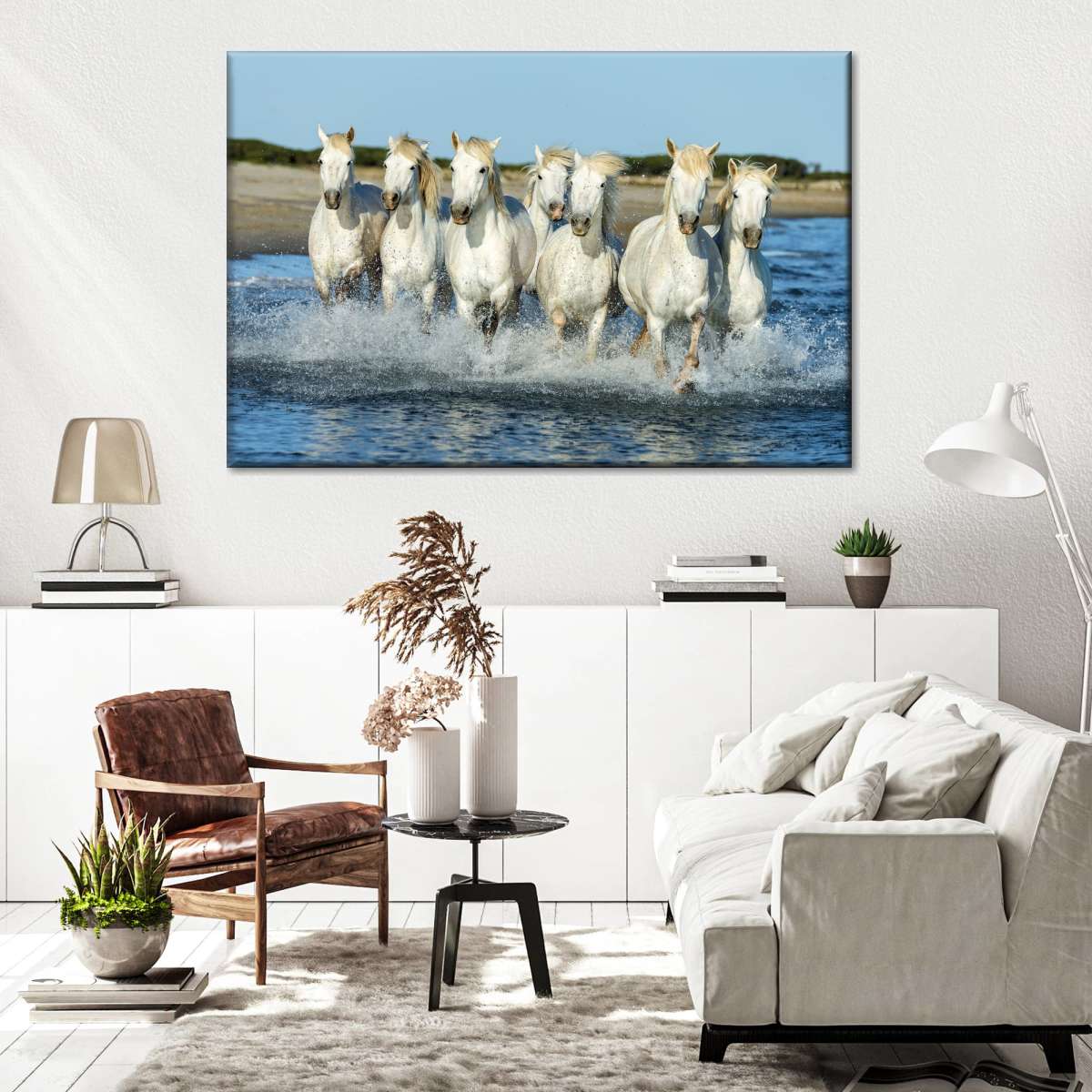 ElephantStock 7 Horses Wall Art - Transform Your Space