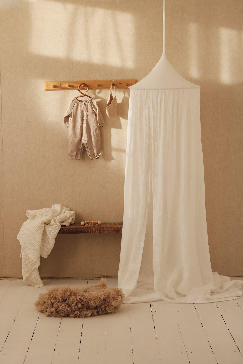Moi Mili Bohemian-Inspired Cream Canopy