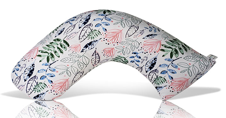 Luna Lullaby Nursing Pillow - Modern Leaf: Your Ultimate Nursing Companion