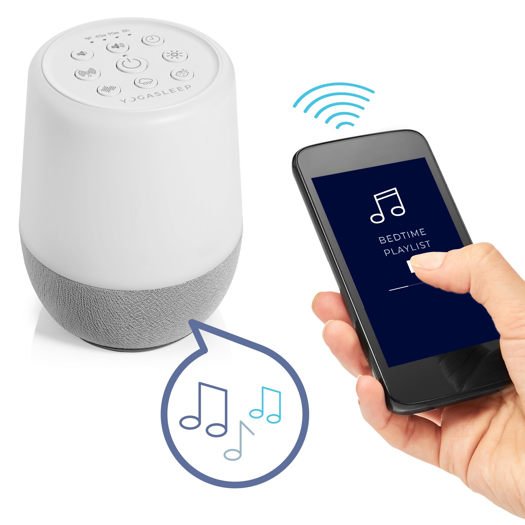 Yogasleep Duet: Your Ultimate Sleep Companion with Night Light and Wireless Speaker