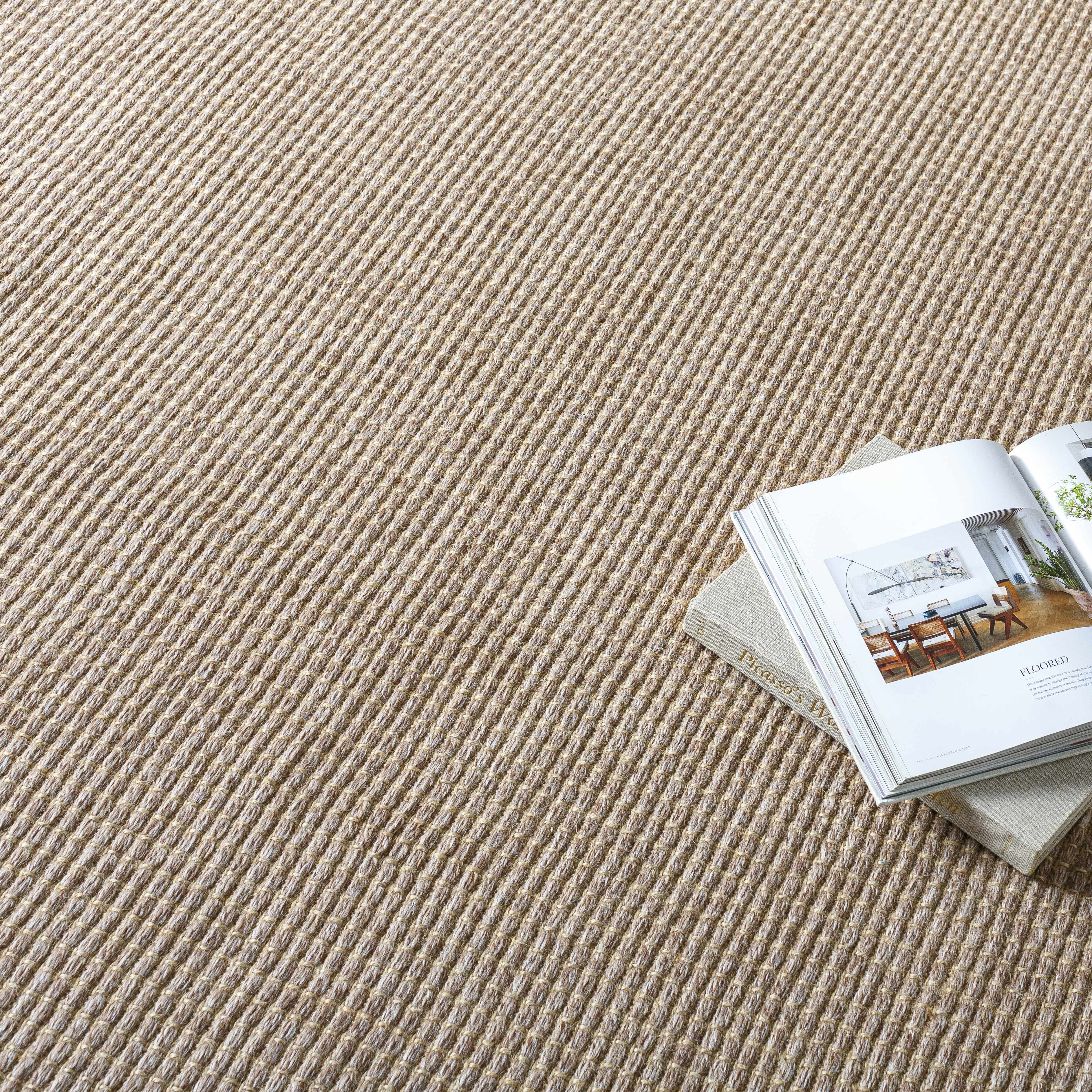 Luxurious Hauteloom Kimi Jute Beige Area Rug by Surya X Becki Owens - Transform Your Space