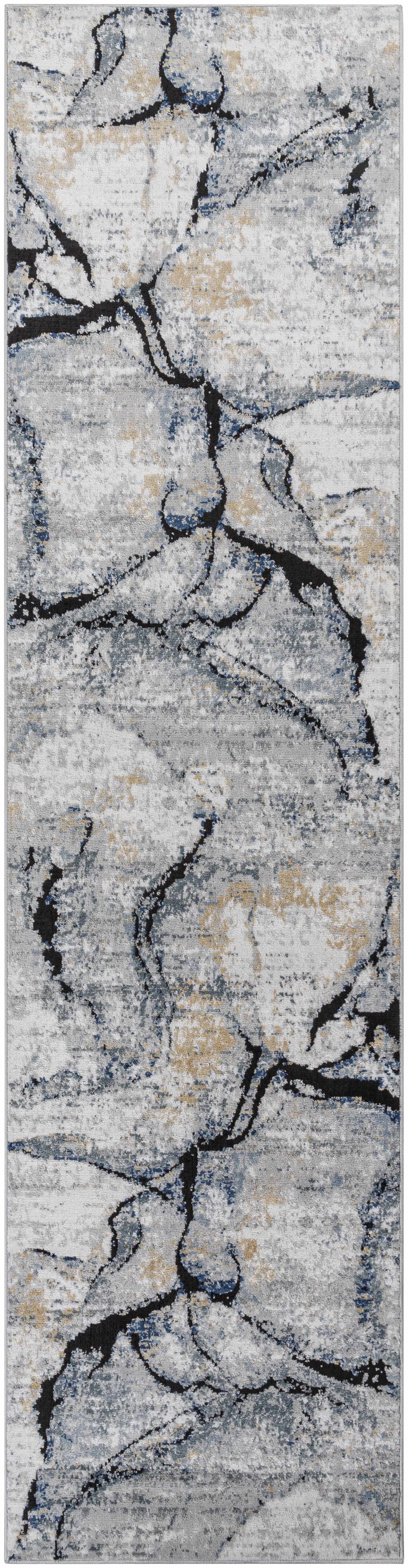 Hauteloom Fremantle Gray Marble Rug - Transform Your Space