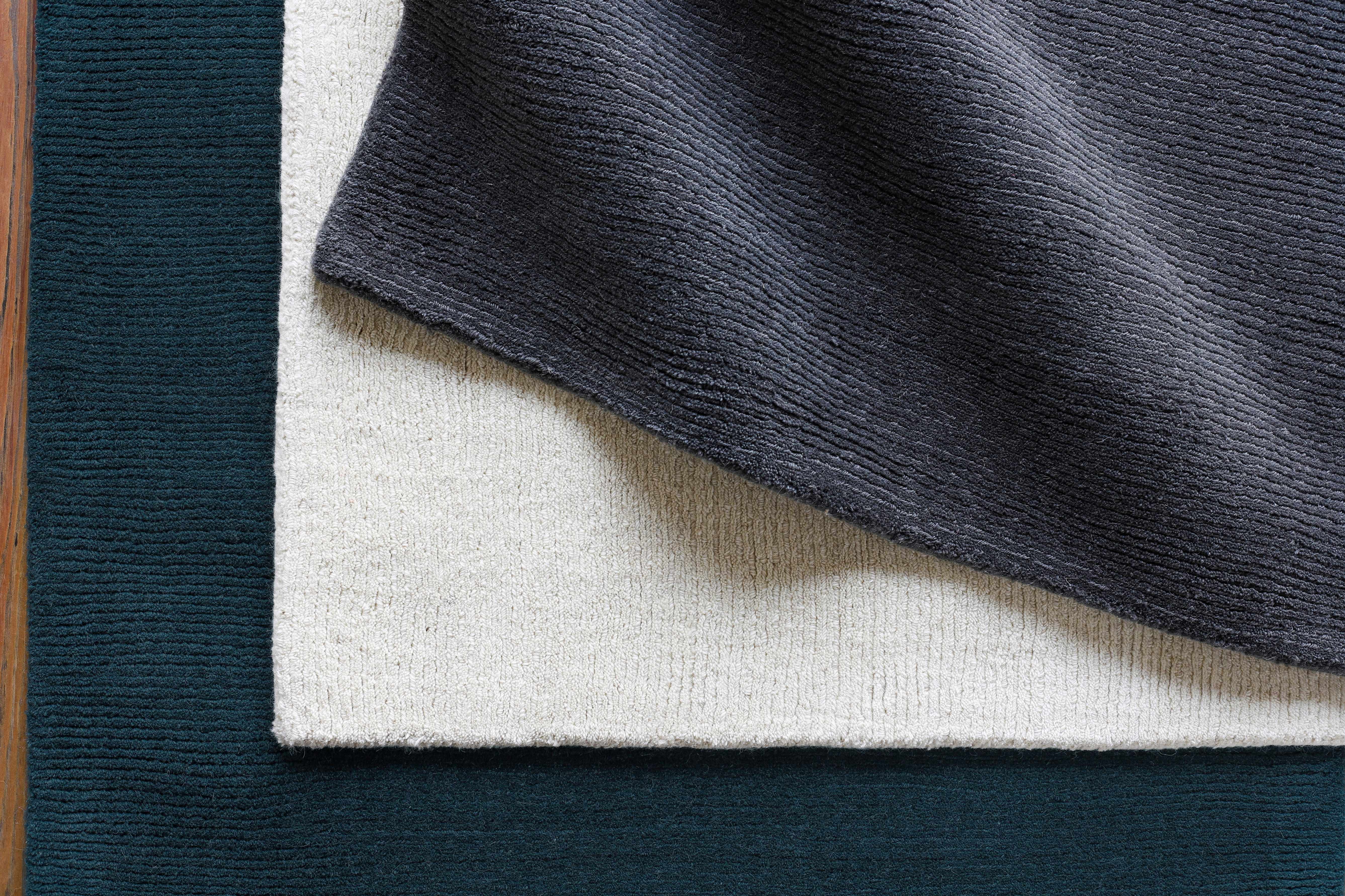 Luxurious Hauteloom Brockton Light Beige Wool Area Rug