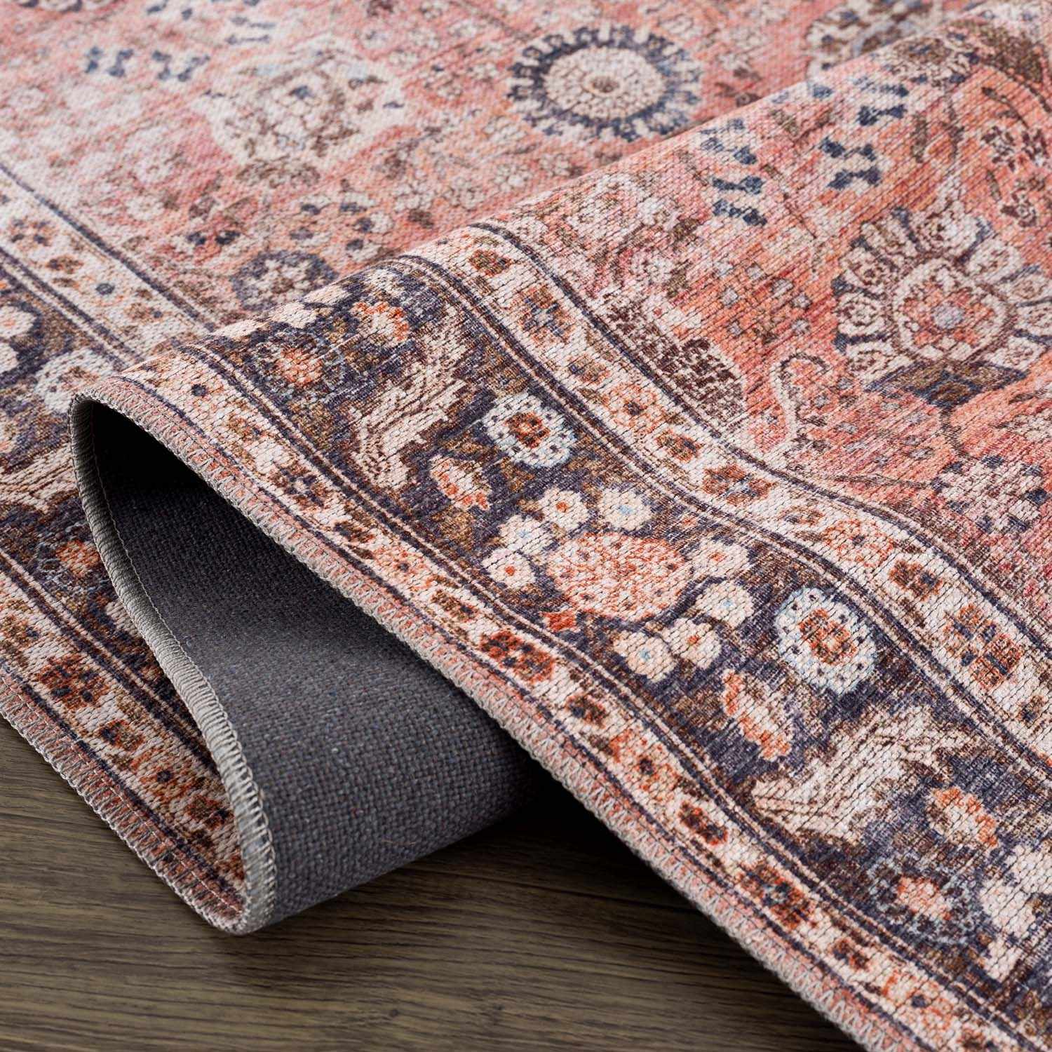 Gorgeous Hauteloom Ganyangan Red Washable Rug