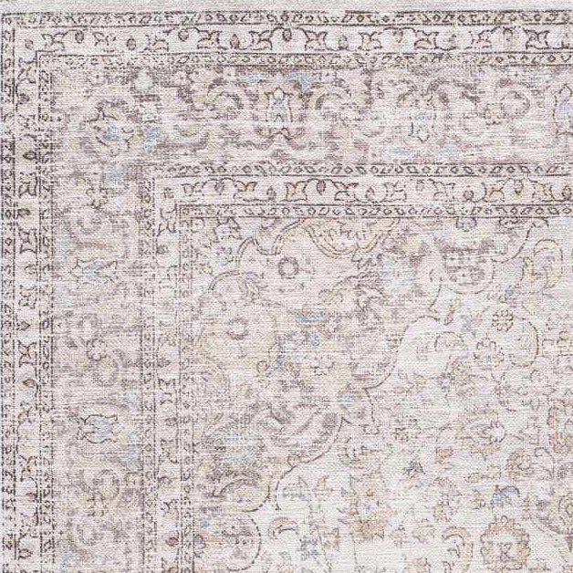 Hauteloom Cream Holi-2301 Washable Area Rug - The Perfect Choice for Your Home