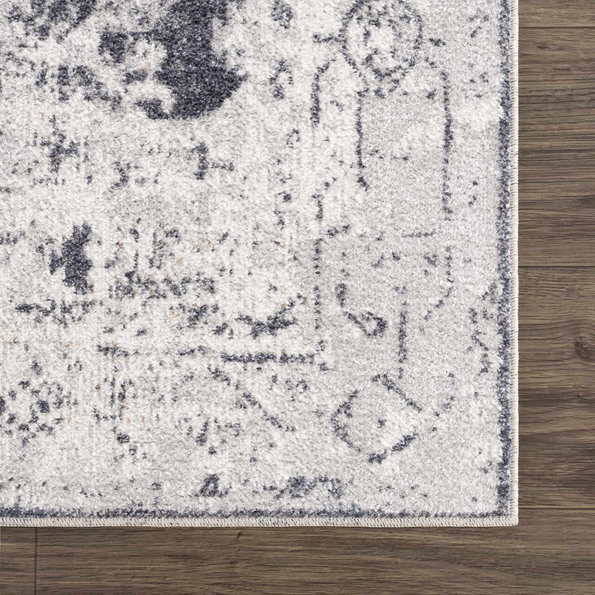 Luxurious Ivory Hera Washable Area Rug - Transform Your Space