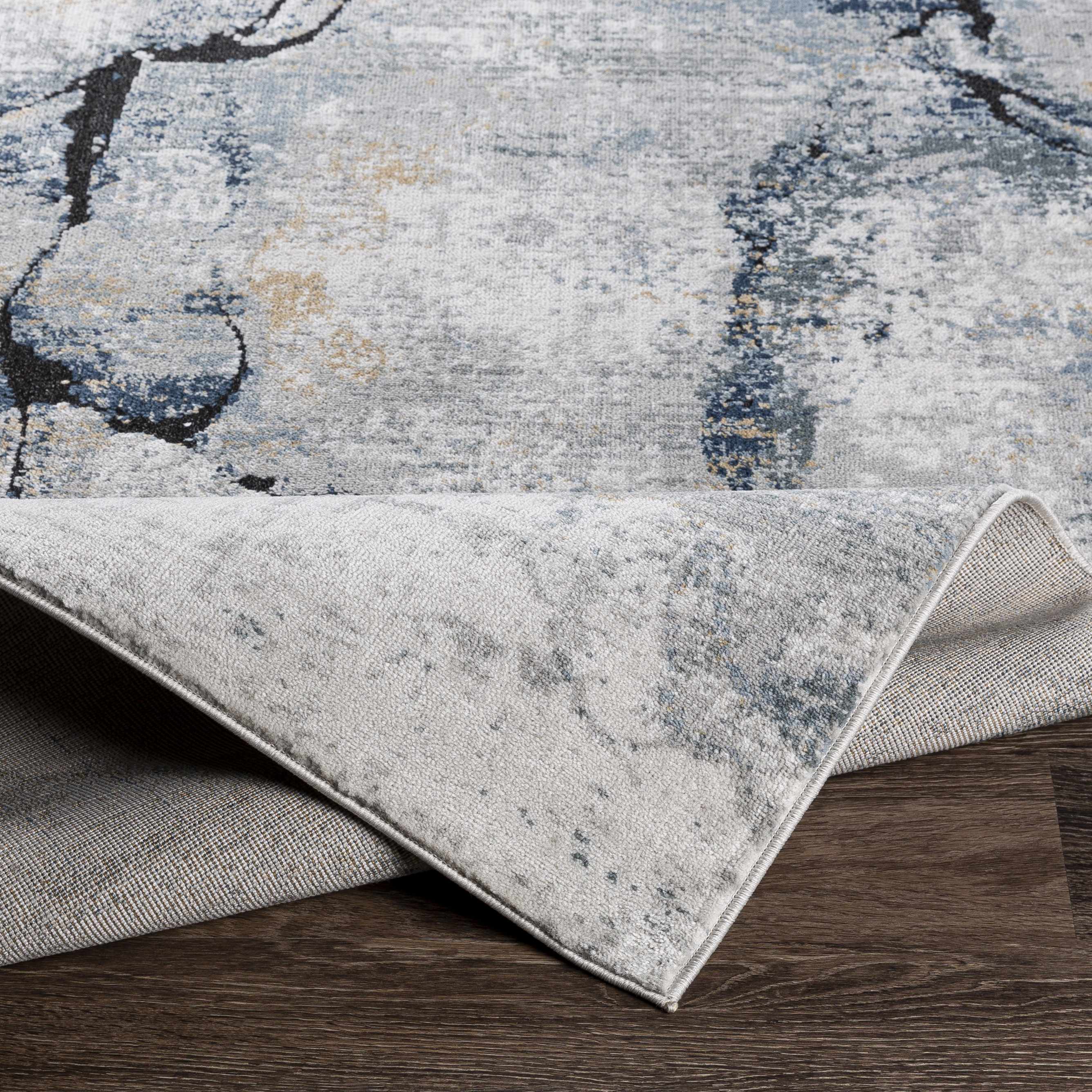 Hauteloom Fremantle Gray Marble Rug - Transform Your Space