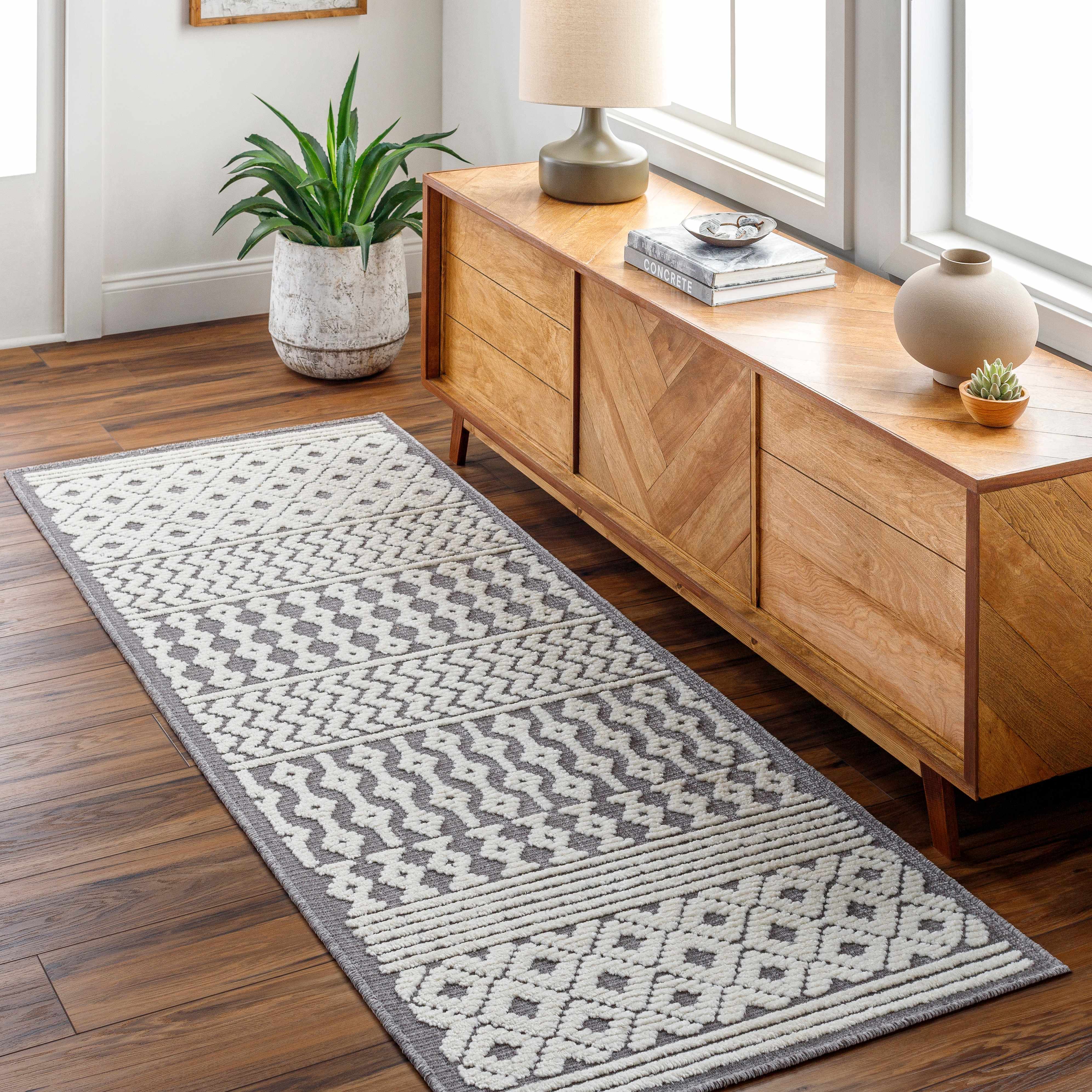 Revitalize Your Space with Hauteloom Drago Gray Washable Area Rug