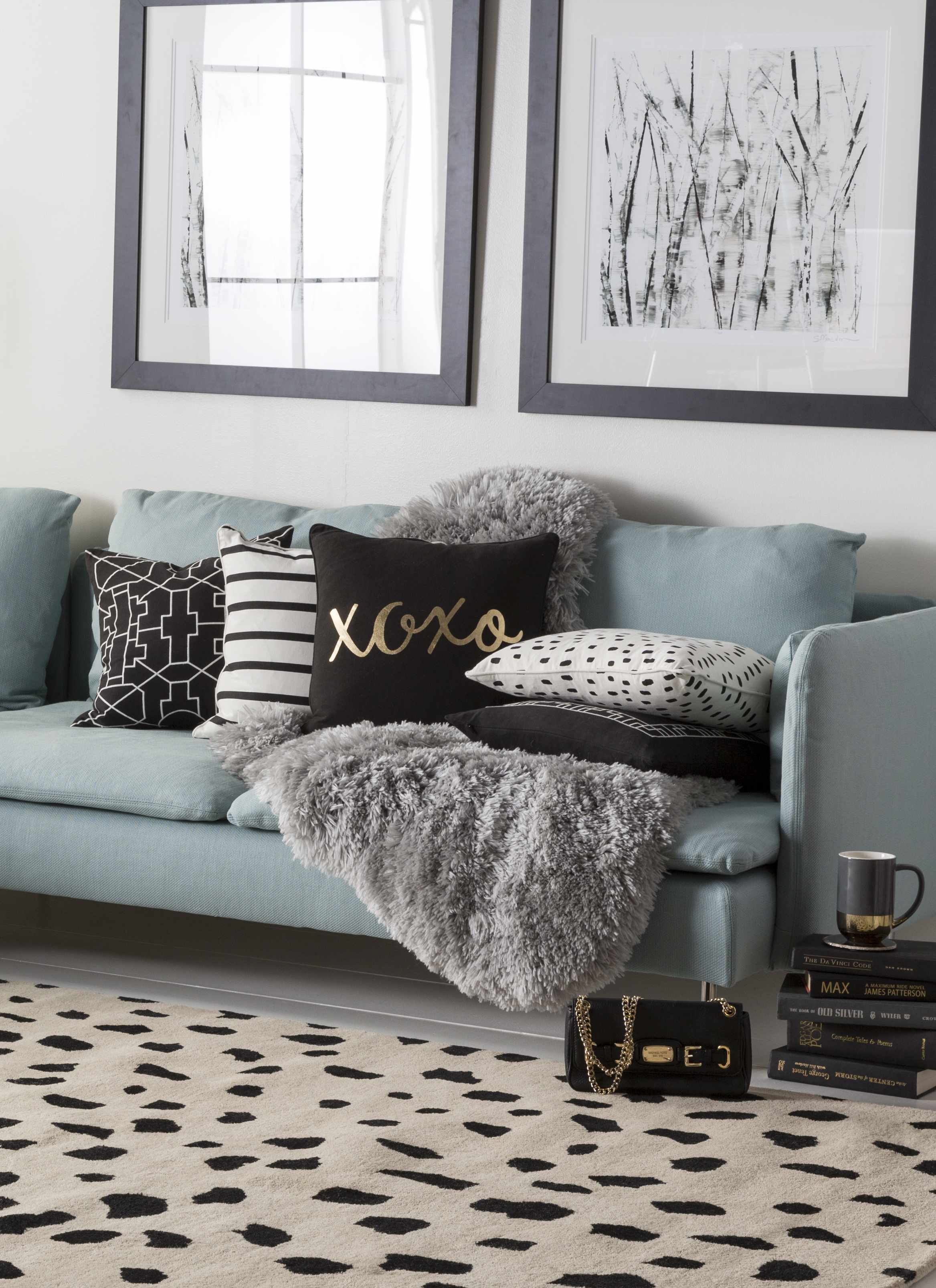 Luxurious Hauteloom Guiseley Dalmatian-Inspired Wool Area Rug