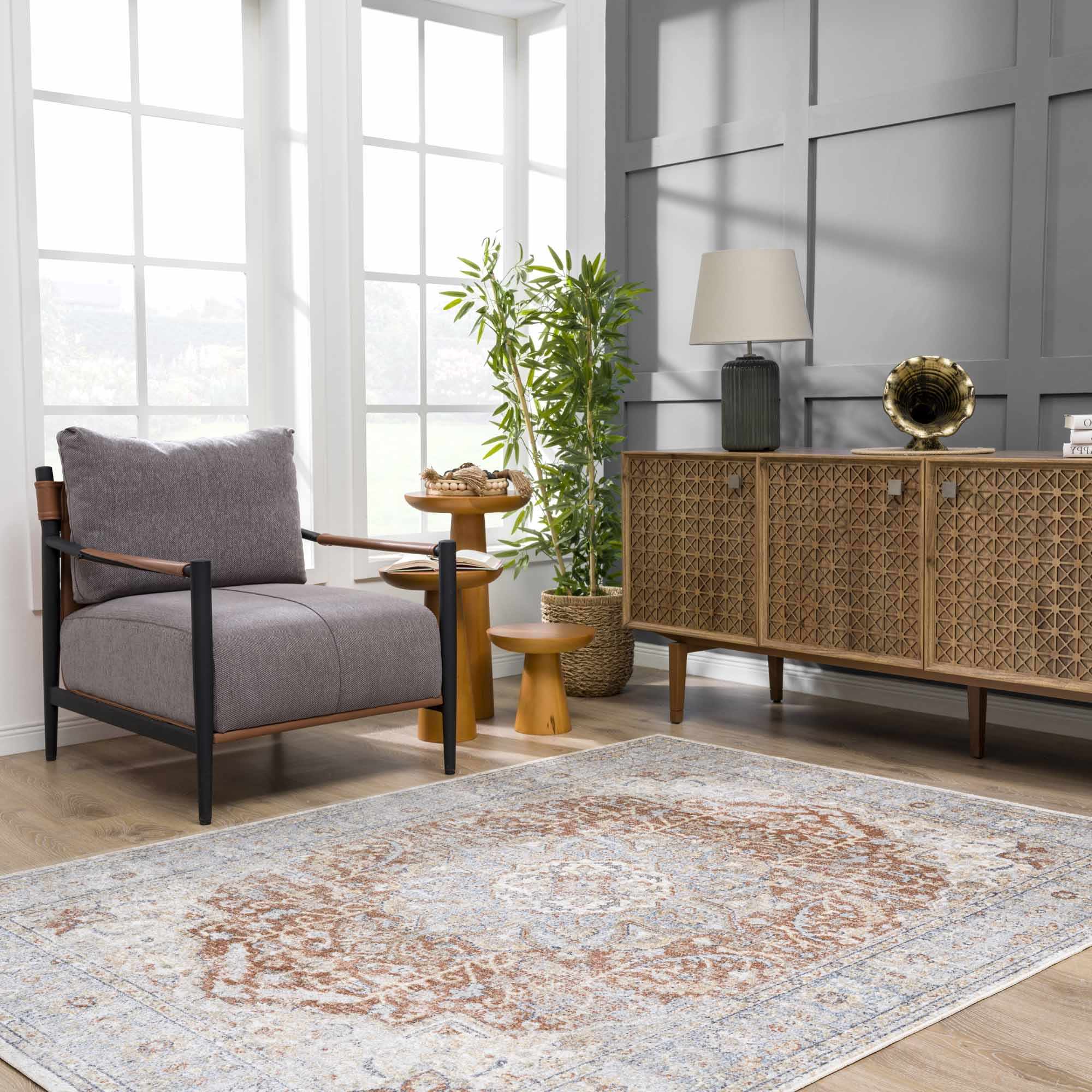 Luxurious Hauteloom Emke Washable Area Rug - Transform Your Space