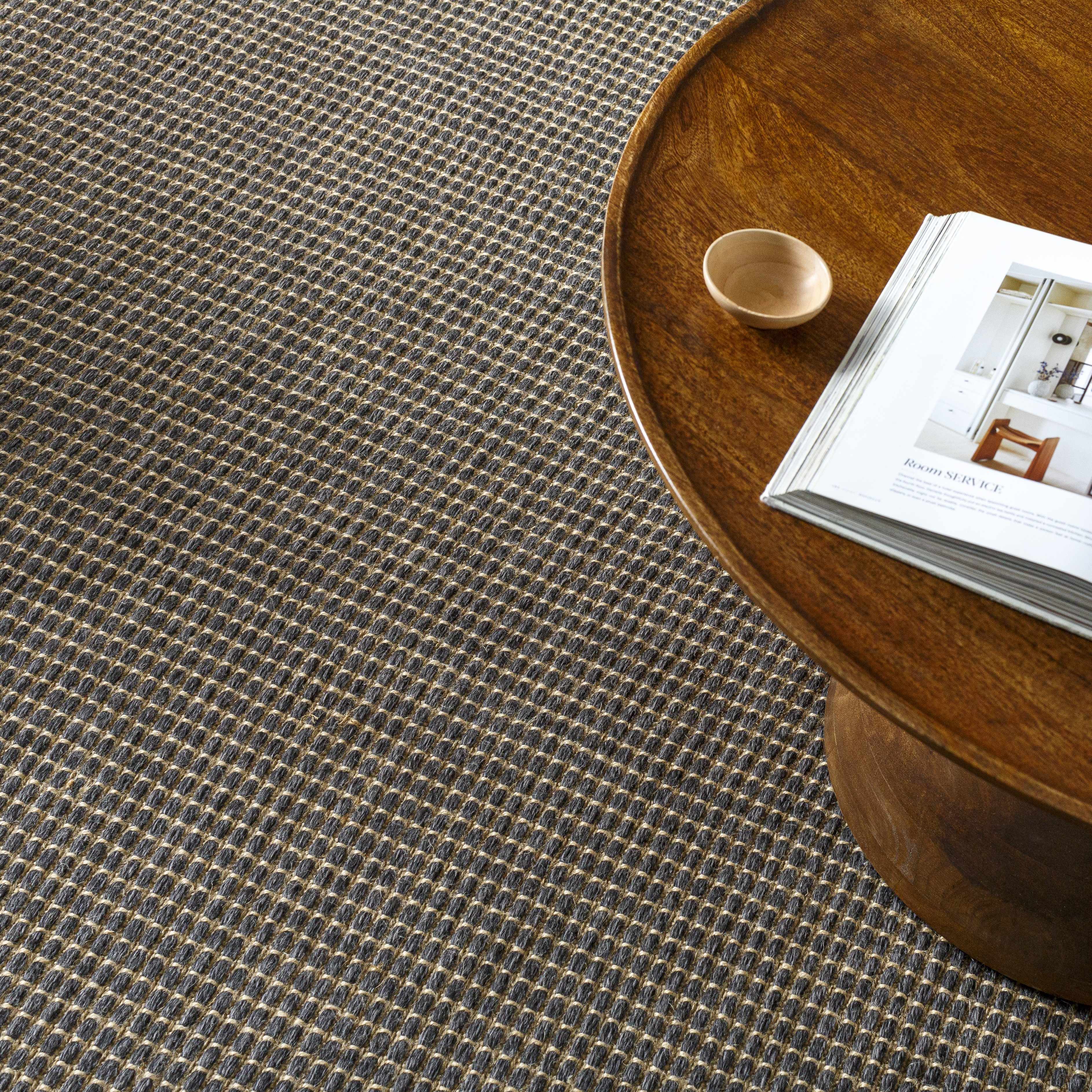 Elevate Your Space with Hauteloom Kimi Jute Black Area Rug by Surya X Becki Owens