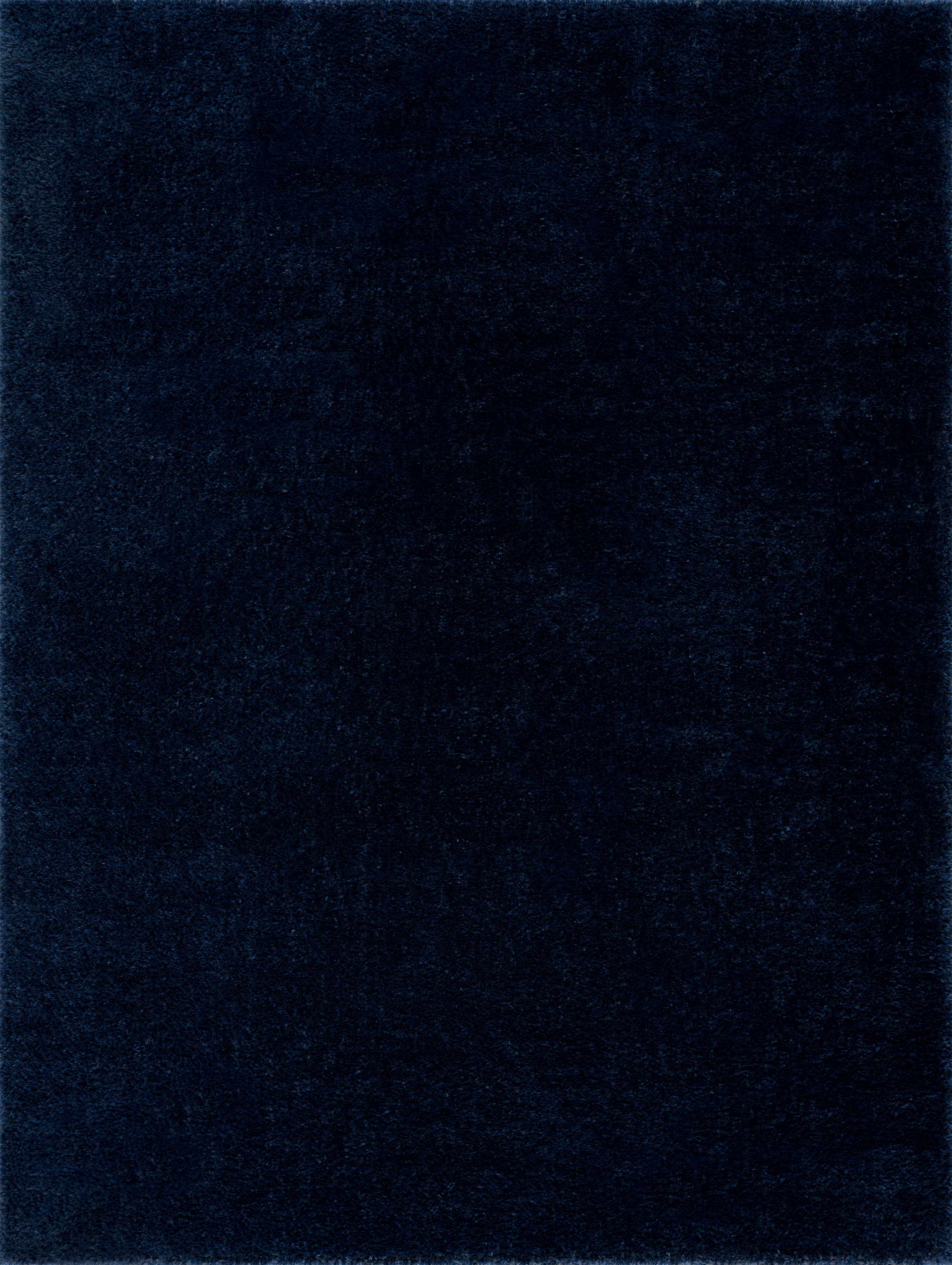 Luxurious Navy Plush Rug - Hauteloom Heavenly