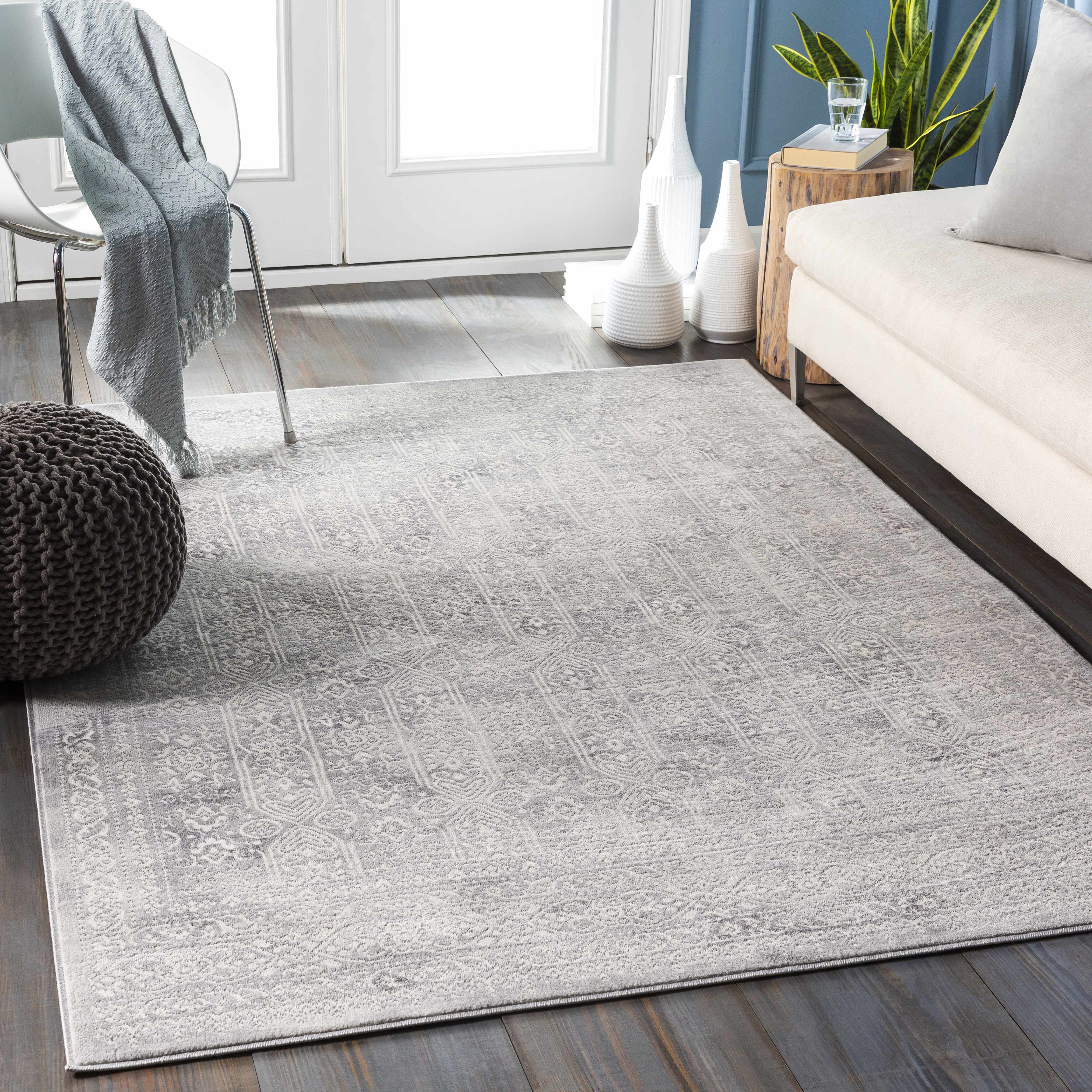Hauteloom Michie Gray Area Rug - Transform Your Space