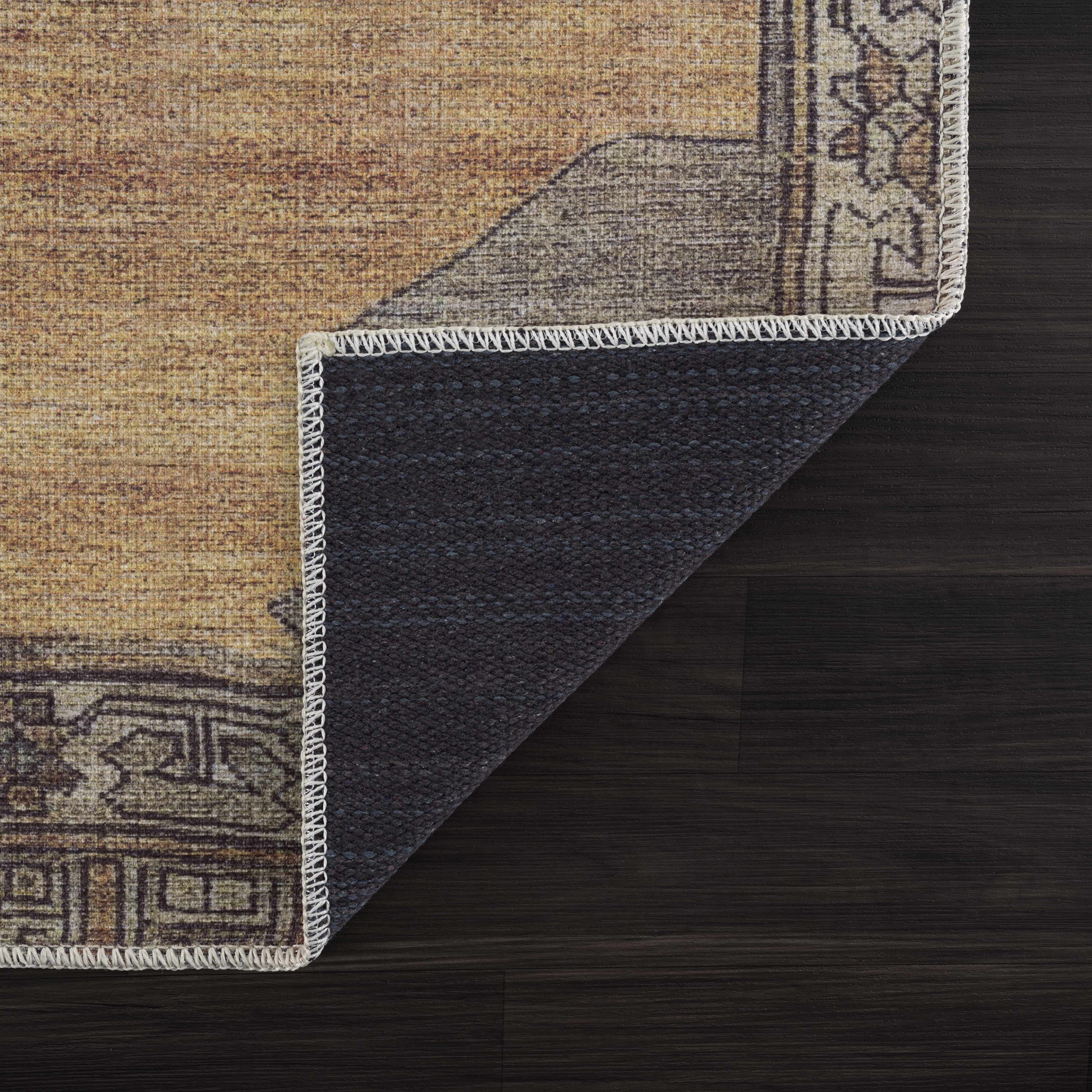 Hauteloom Medinah Washable Luxury Runner & Area Rug