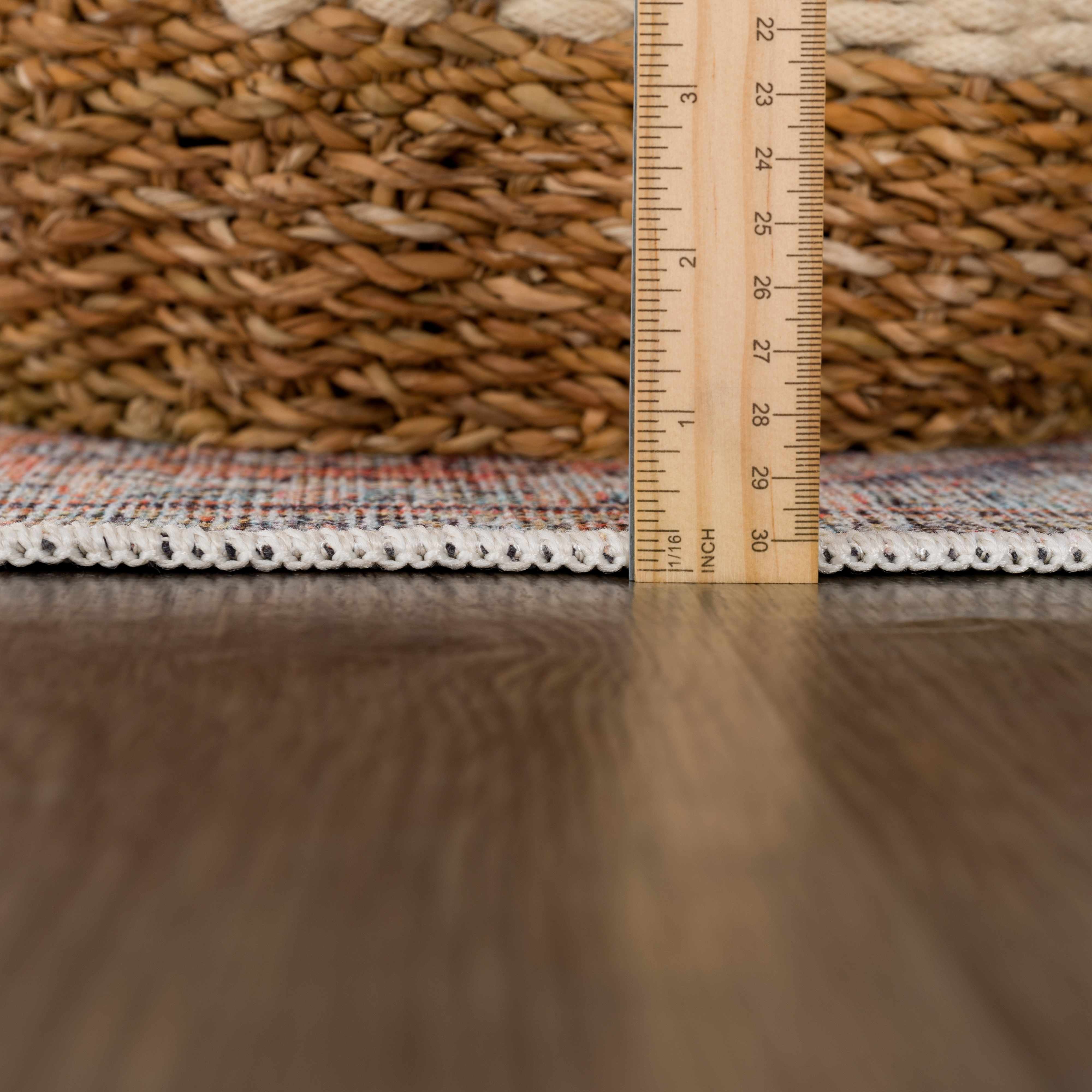 Hauteloom Konstantina Washable Luxury Area Rug