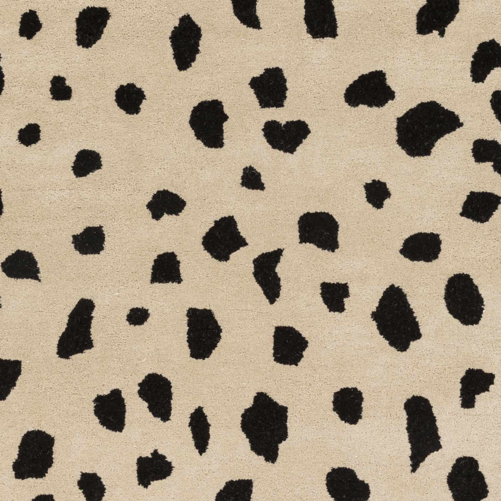 Luxurious Hauteloom Guiseley Dalmatian-Inspired Wool Area Rug