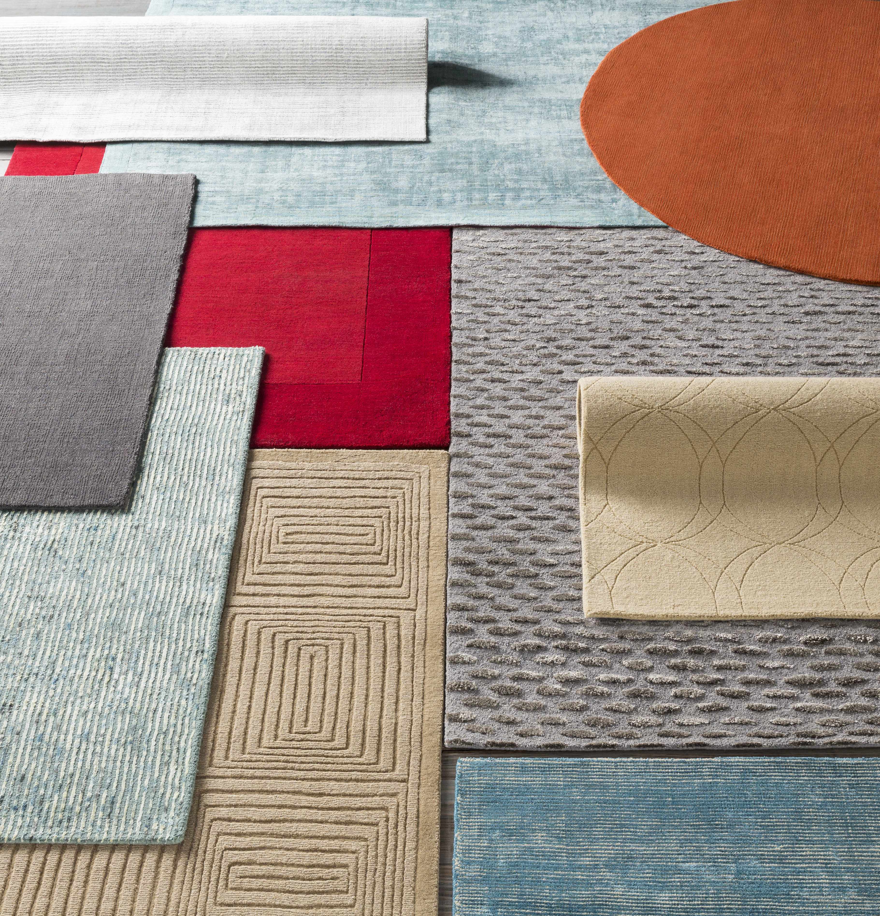 Hauteloom Brockton Solid Wool Charcoal Luxury Area Rug