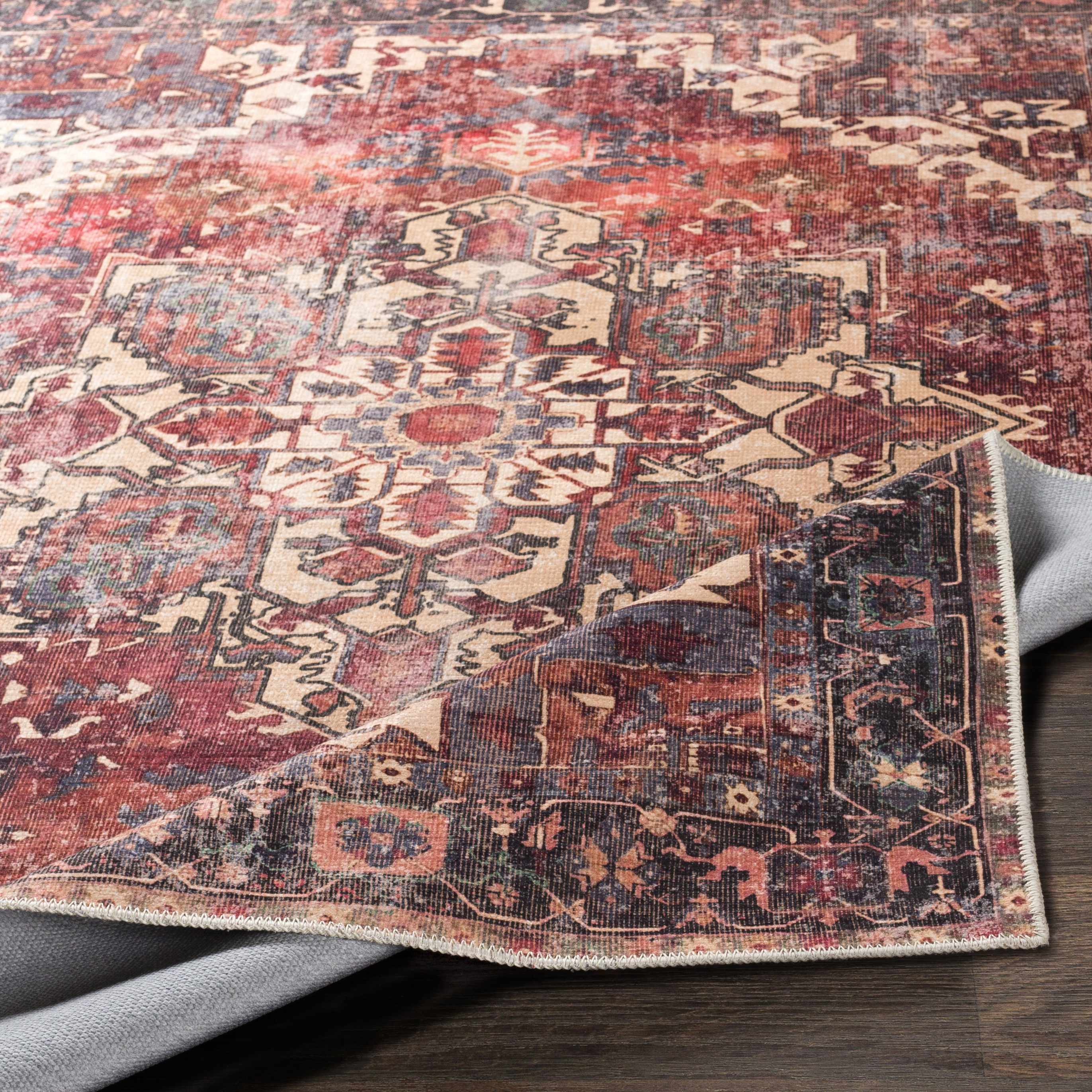 Luxurious Hauteloom Bondville Washable Area Rug - Transform Your Space