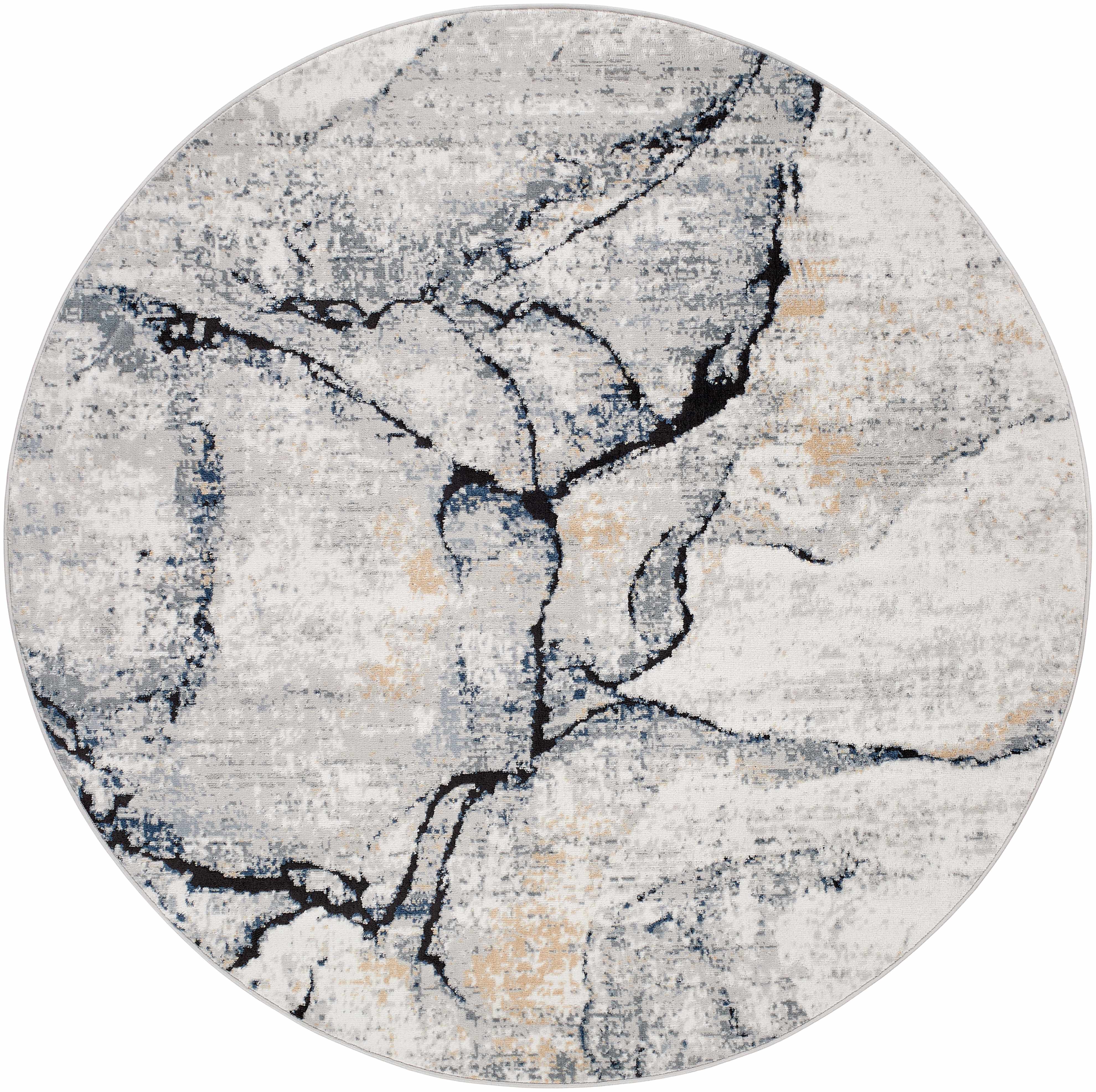 Hauteloom Fremantle Gray Marble Rug - Transform Your Space