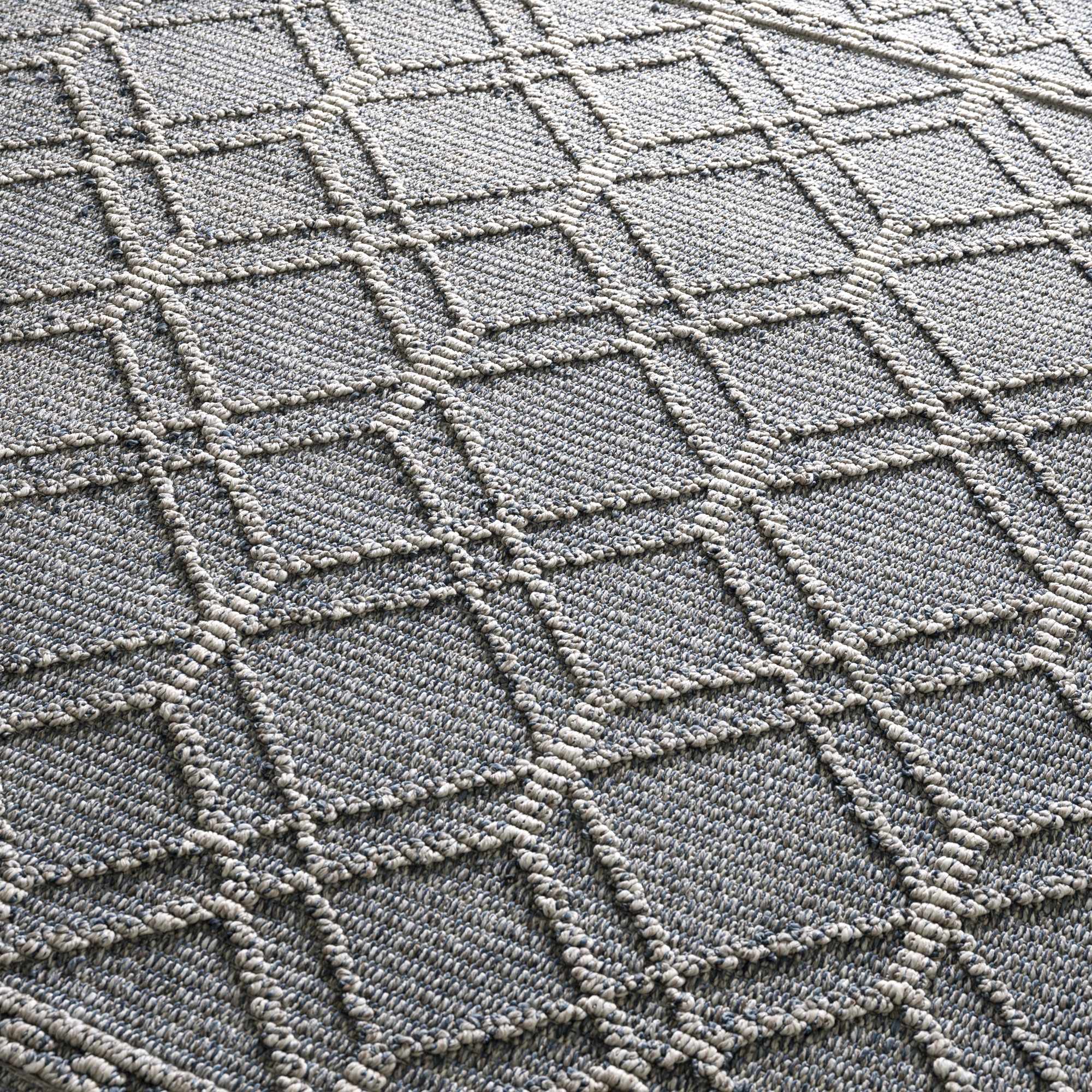 Hauteloom Diah Area Rug - Exquisite Gray Blue & Bone Beauty