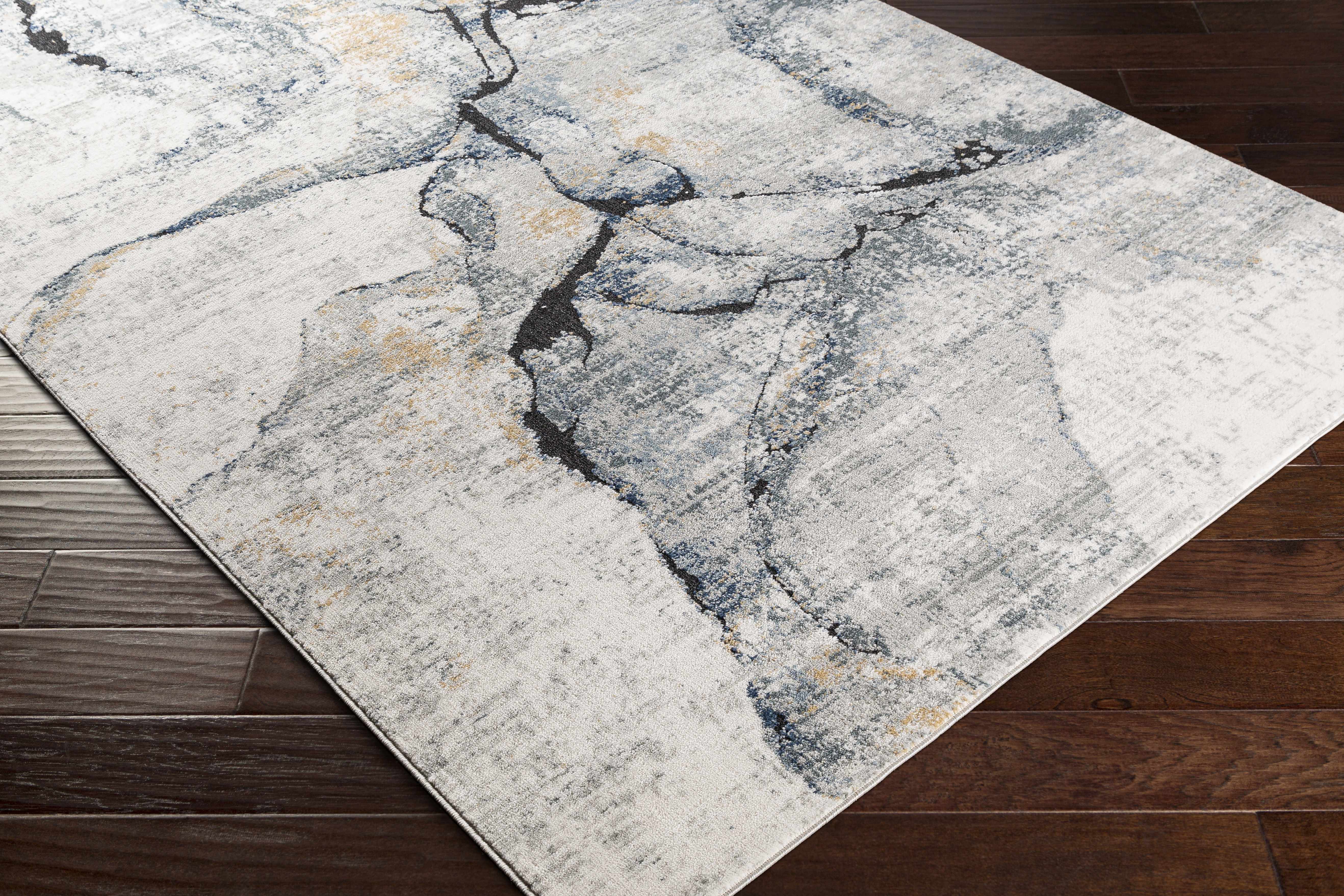 Hauteloom Fremantle Gray Marble Rug - Transform Your Space