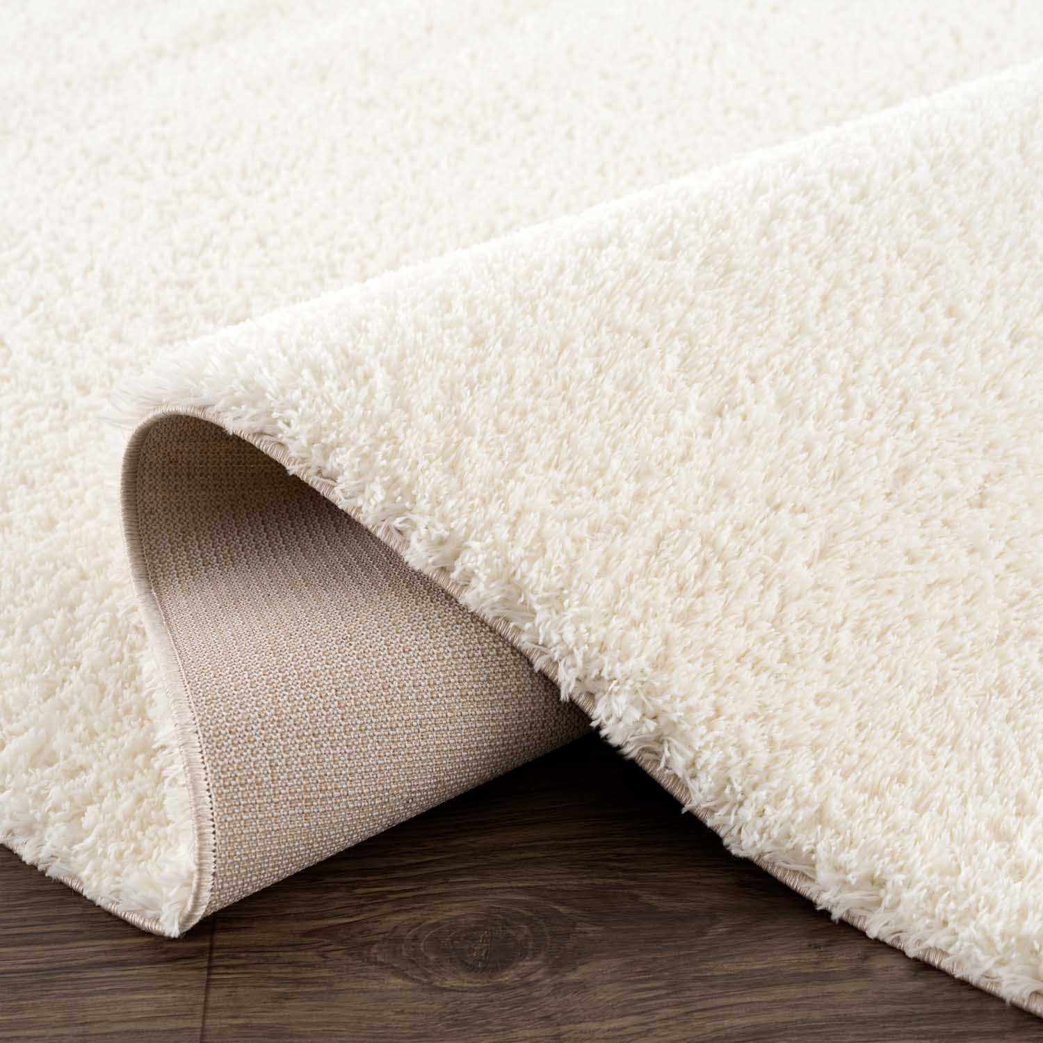 Luxurious Hauteloom Heavenly Cream Plush Rug - A Dreamy Addition to Your Space