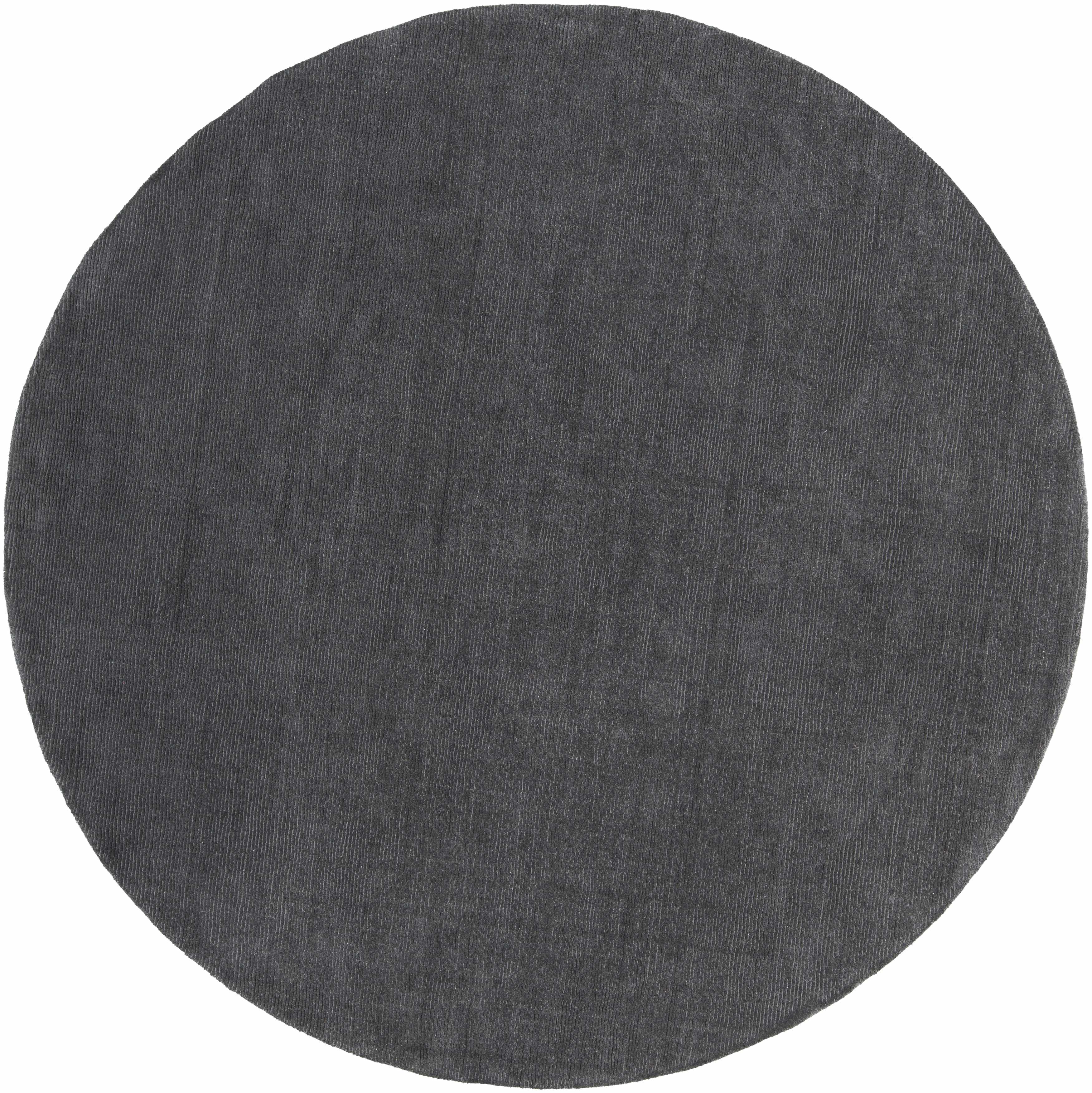 Hauteloom Brockton Solid Wool Charcoal Luxury Area Rug