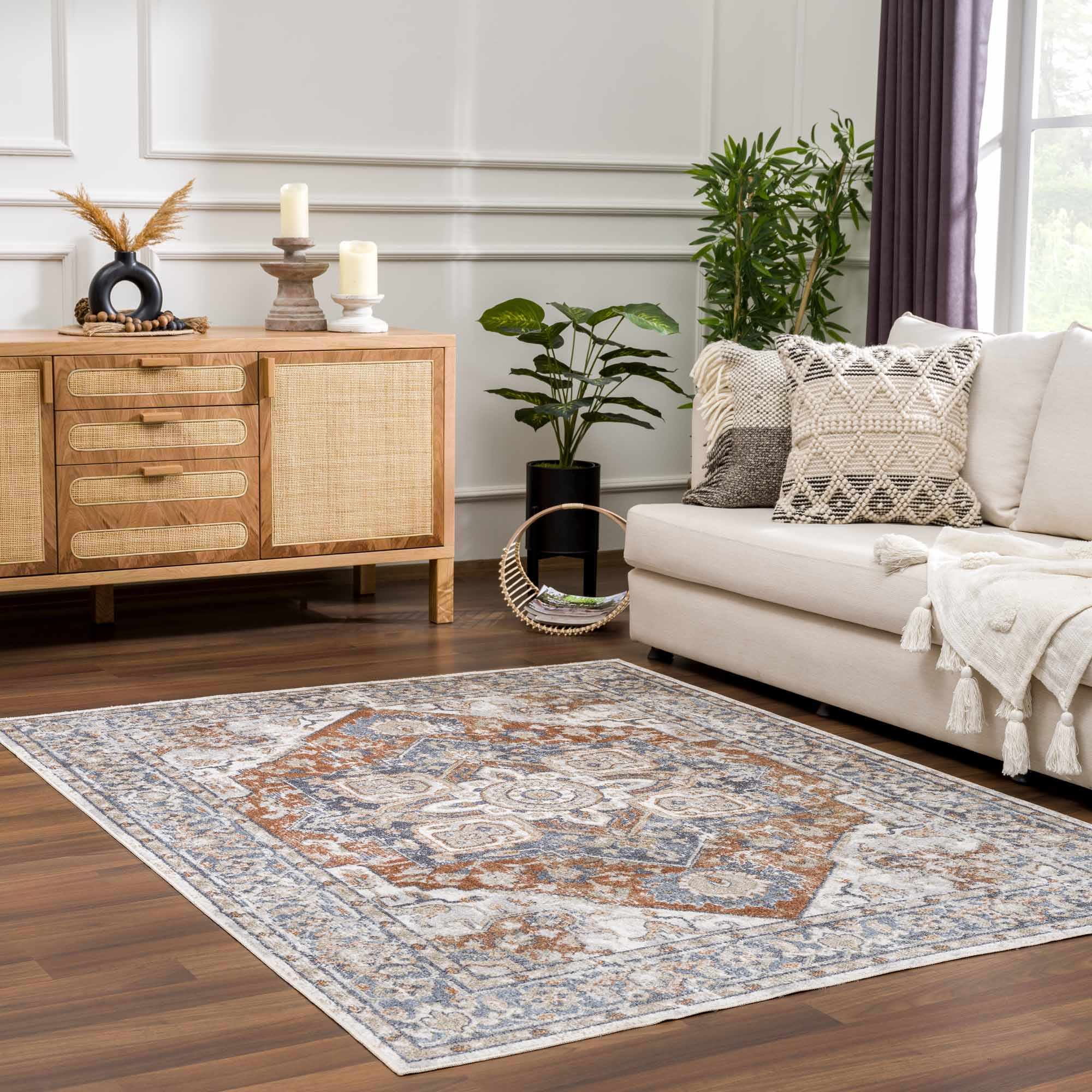 Hauteloom Erna Washable Luxury Runner & Area Carpet