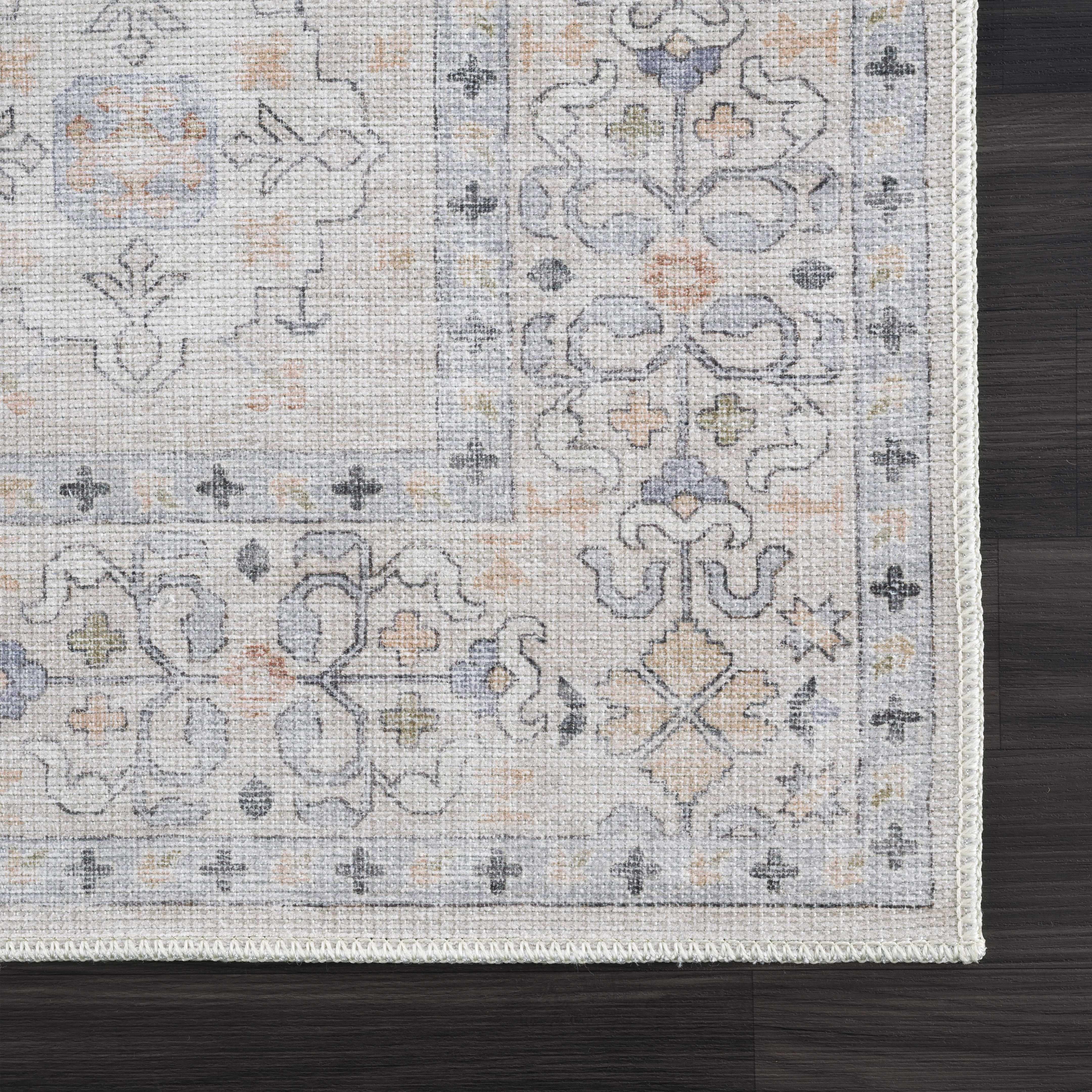 Hauteloom Beckett Vintage Washable Area Rug - Transform Your Space with Timeless Elegance