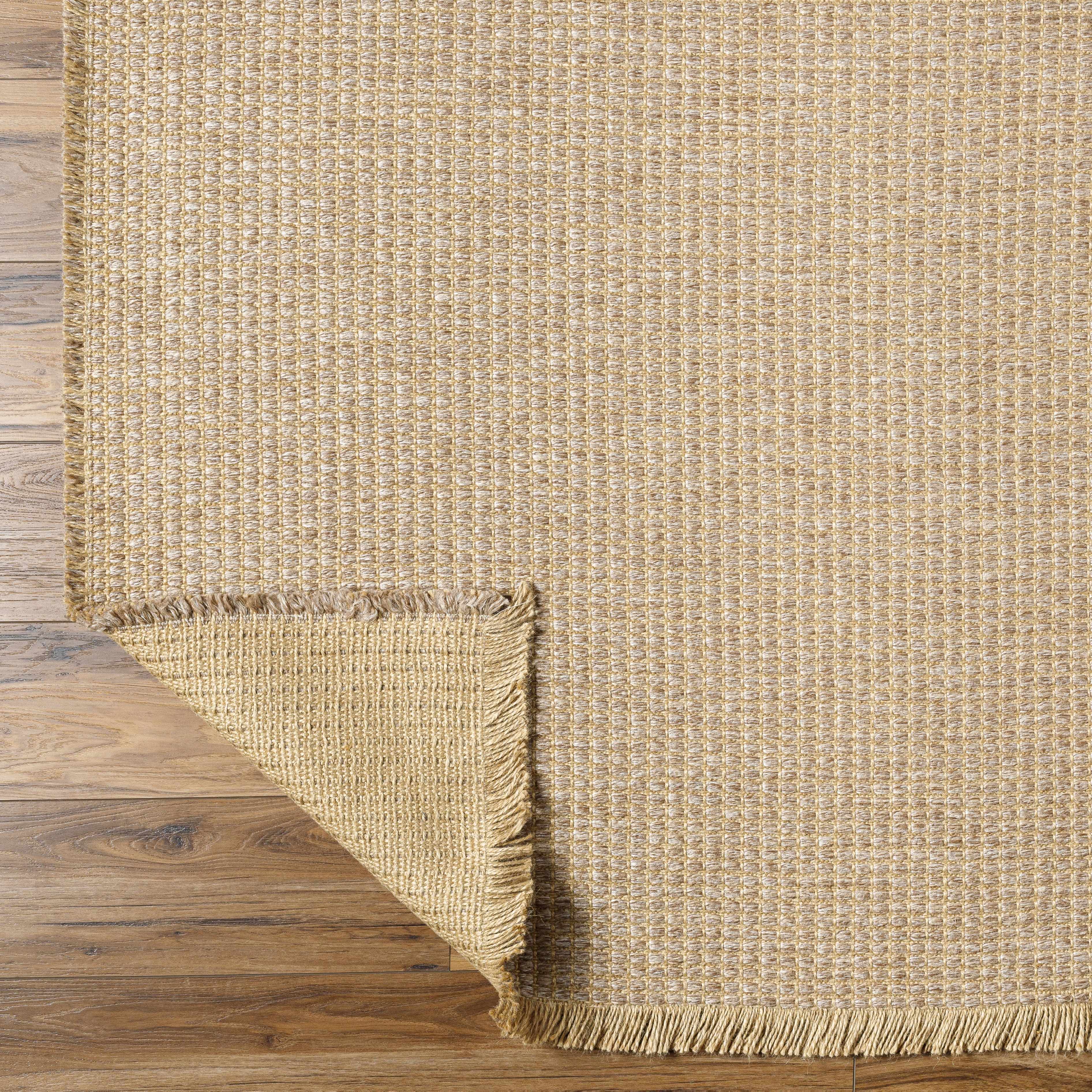 Luxurious Hauteloom Kimi Jute Beige Area Rug by Surya X Becki Owens - Transform Your Space