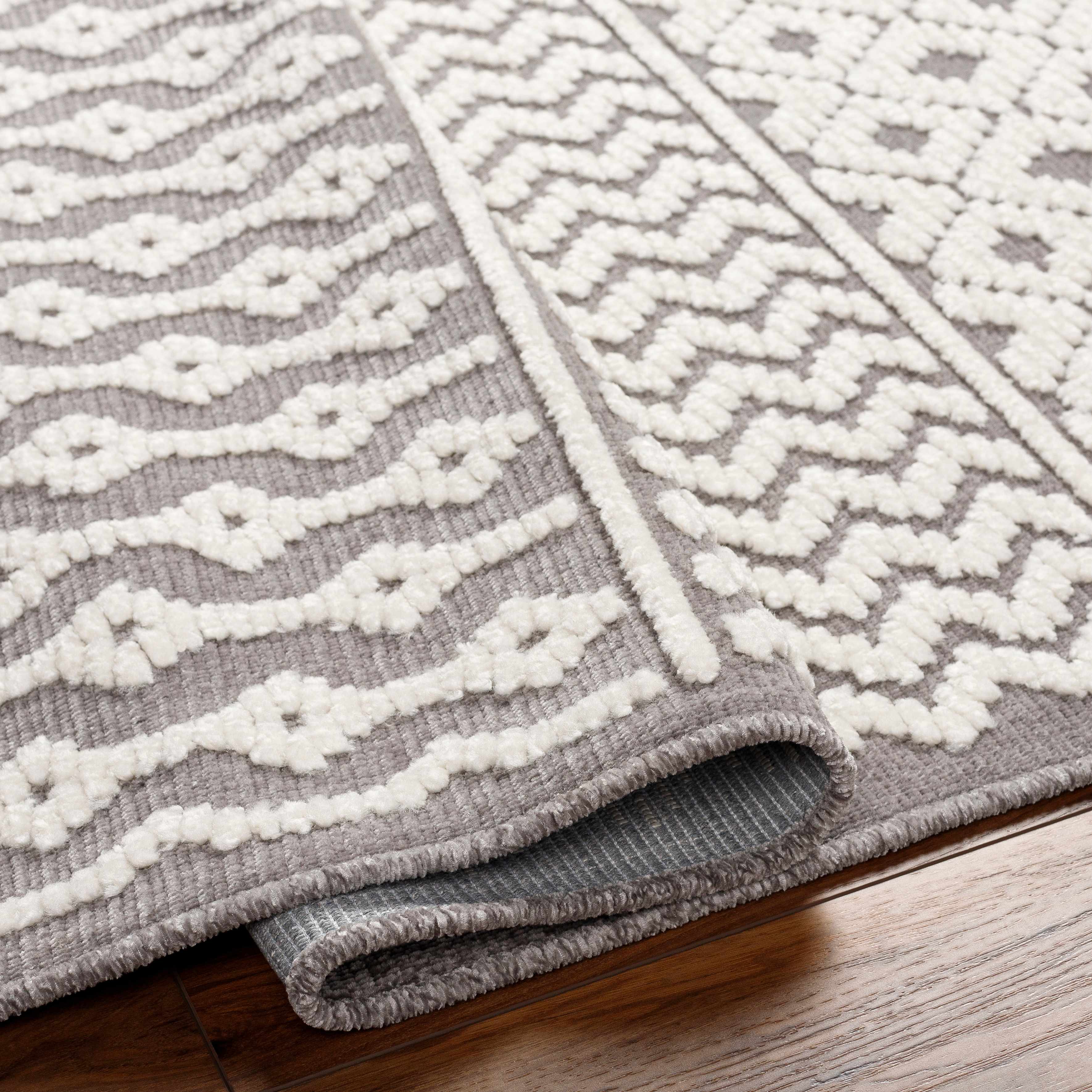 Revitalize Your Space with Hauteloom Drago Gray Washable Area Rug