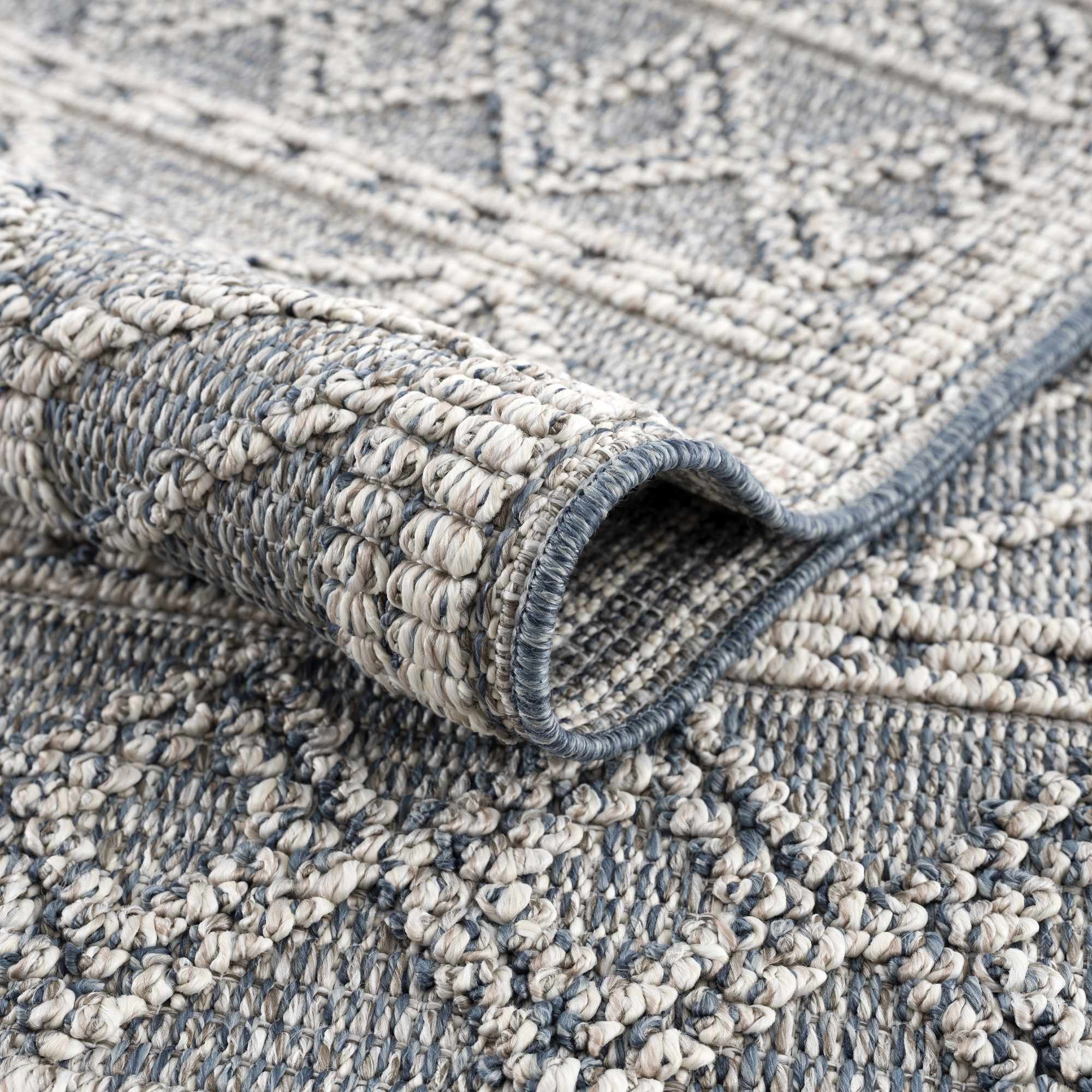 Hauteloom Diah Area Rug - Exquisite Gray Blue & Bone Beauty