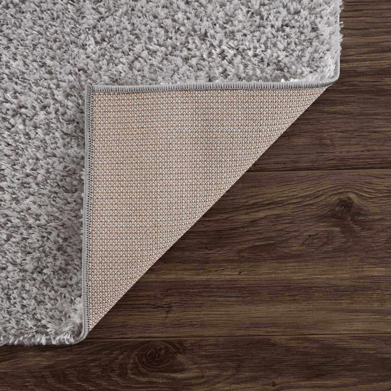 Indulge in Luxury with Hauteloom Heavenly Solid Light Gray Plush Rug