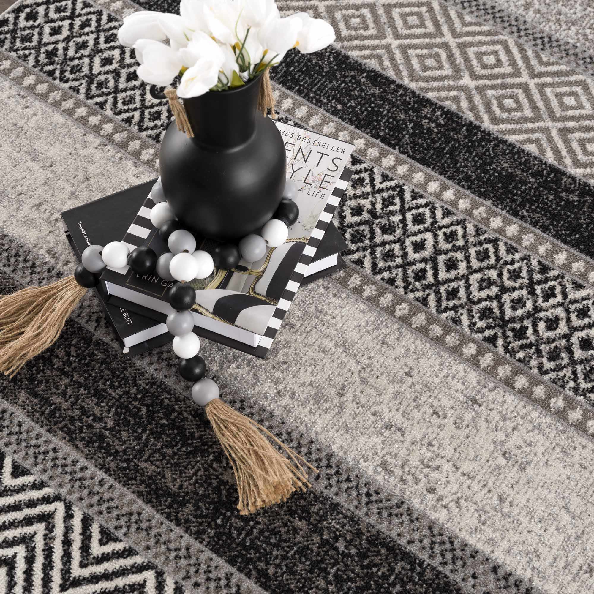 Hauteloom Middlestown Washable Geometric Area Rug - Your Stylish and Practical Floor Solution